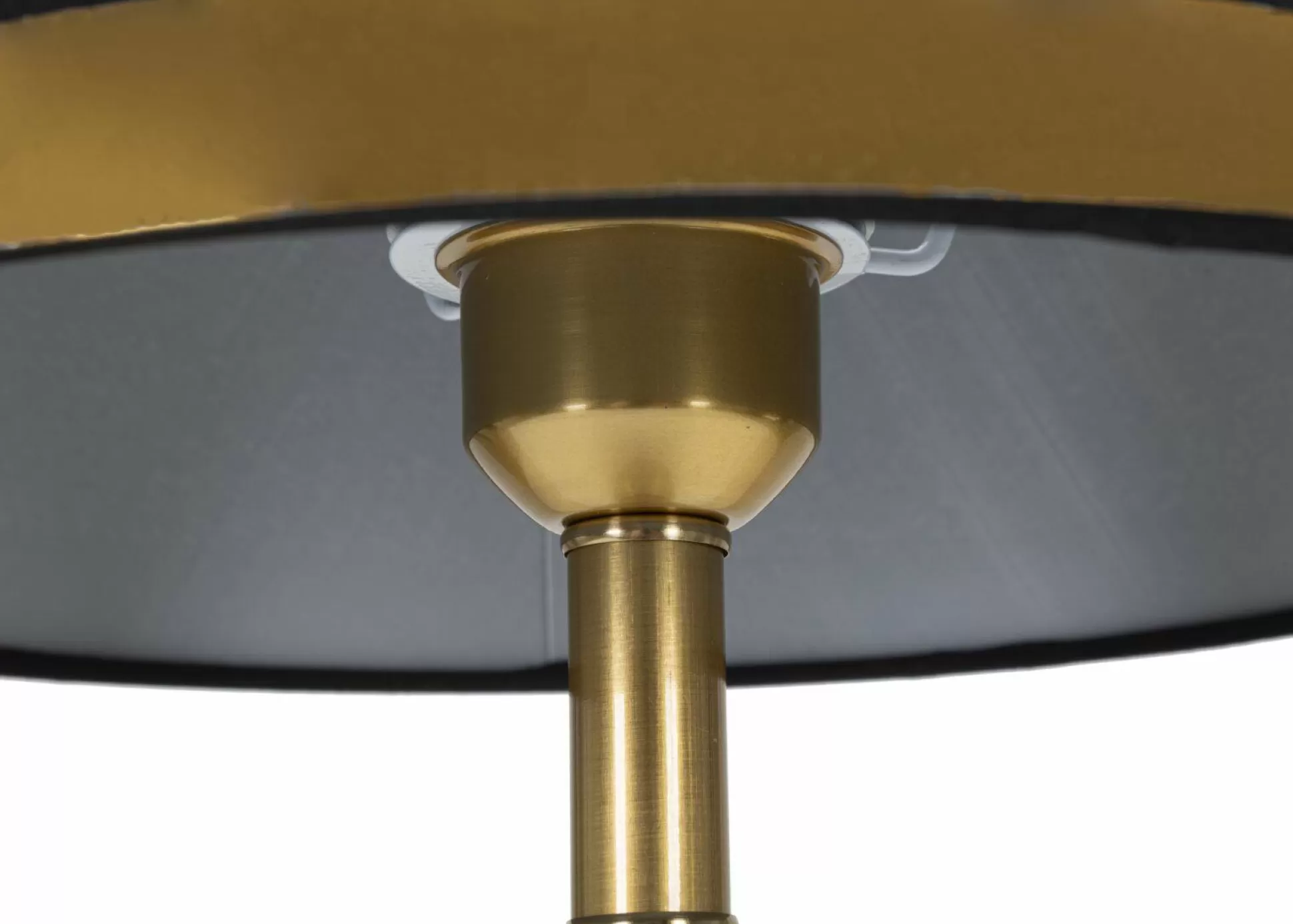 Dmora Lampade Da Tavolo<Lampada da tavolo Grattage, 28x28 h50 cm, Nero e Oro