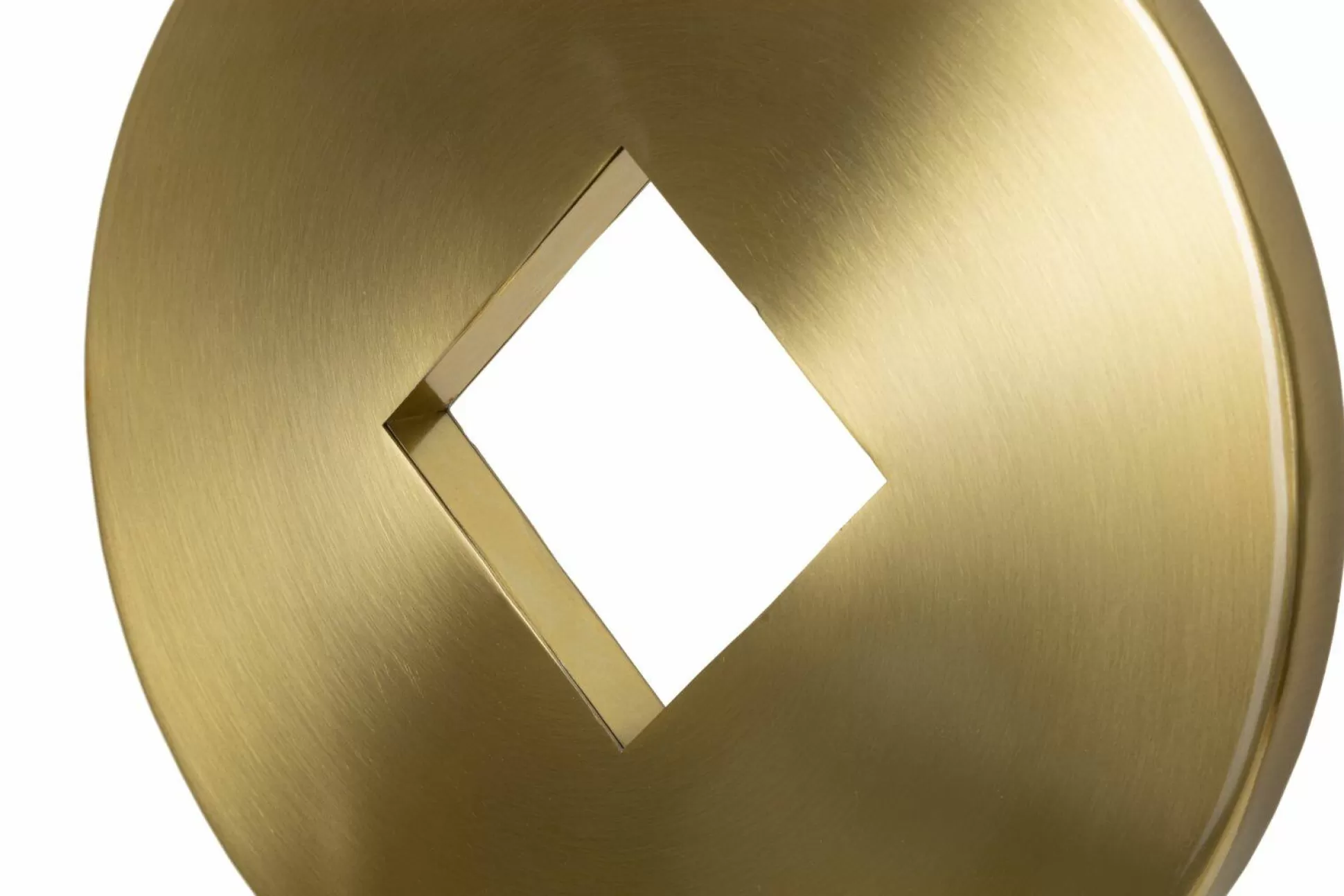 Dmora Lampade Da Tavolo<Lampada da tavolo Papier, 30x30 h53 cm, Bianco e Oro