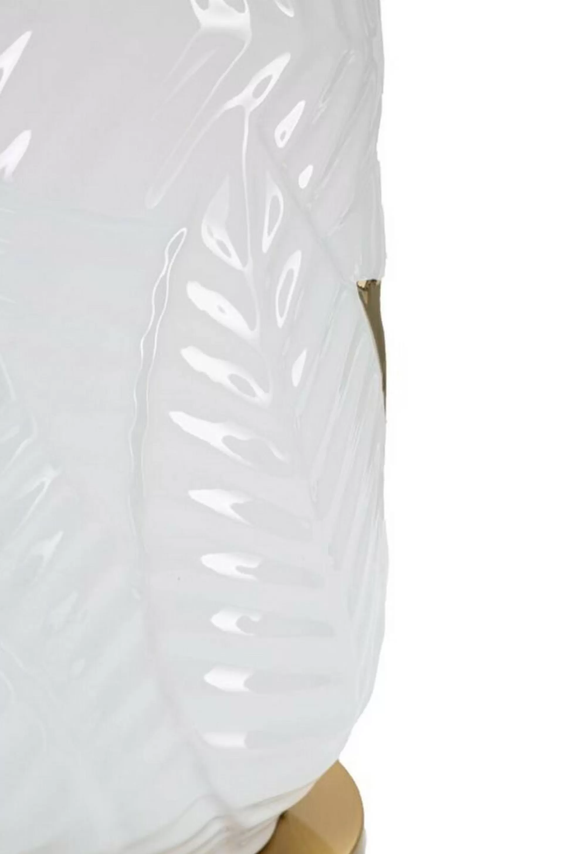 Dmora Lampade Da Tavolo<Lampada da tavolo Trompe, 40x40 h70 cm, Bianco e Oro