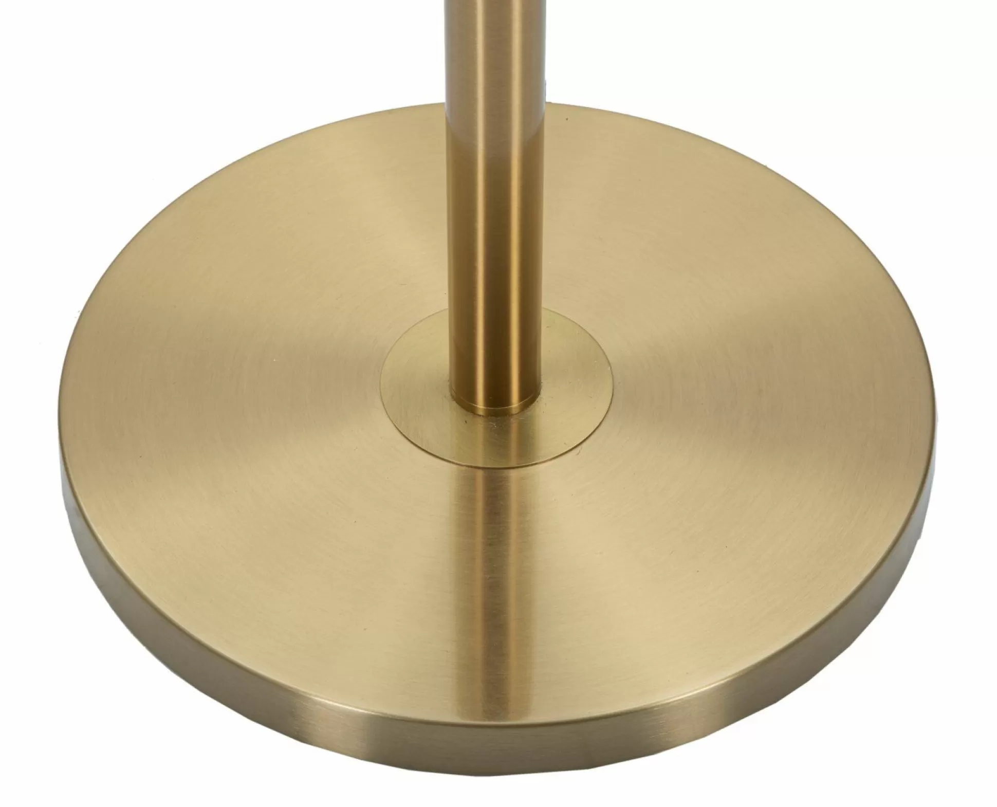 Dmora Lampade Da Terra<Lampada da terra Grisaille, 41x41 h160 cm, Bianco e Oro