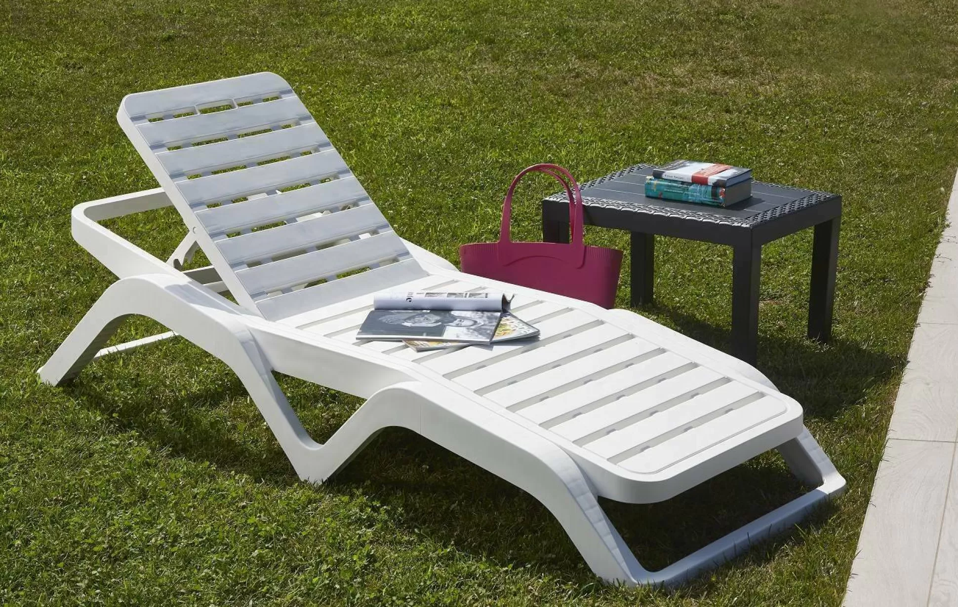Dmora Sdraio<Lettino prendisole Anis, 192x72h100 cm,