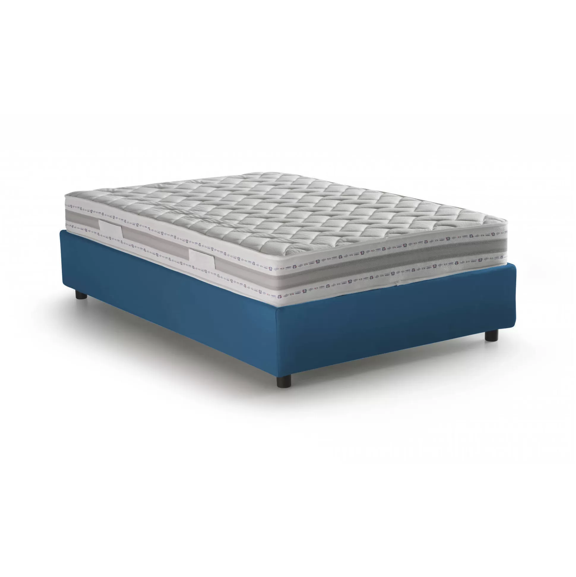 Dmora Letti Alla Francese<Letto alla francese Alaksir, con materasso Cm 140x200 incluso,