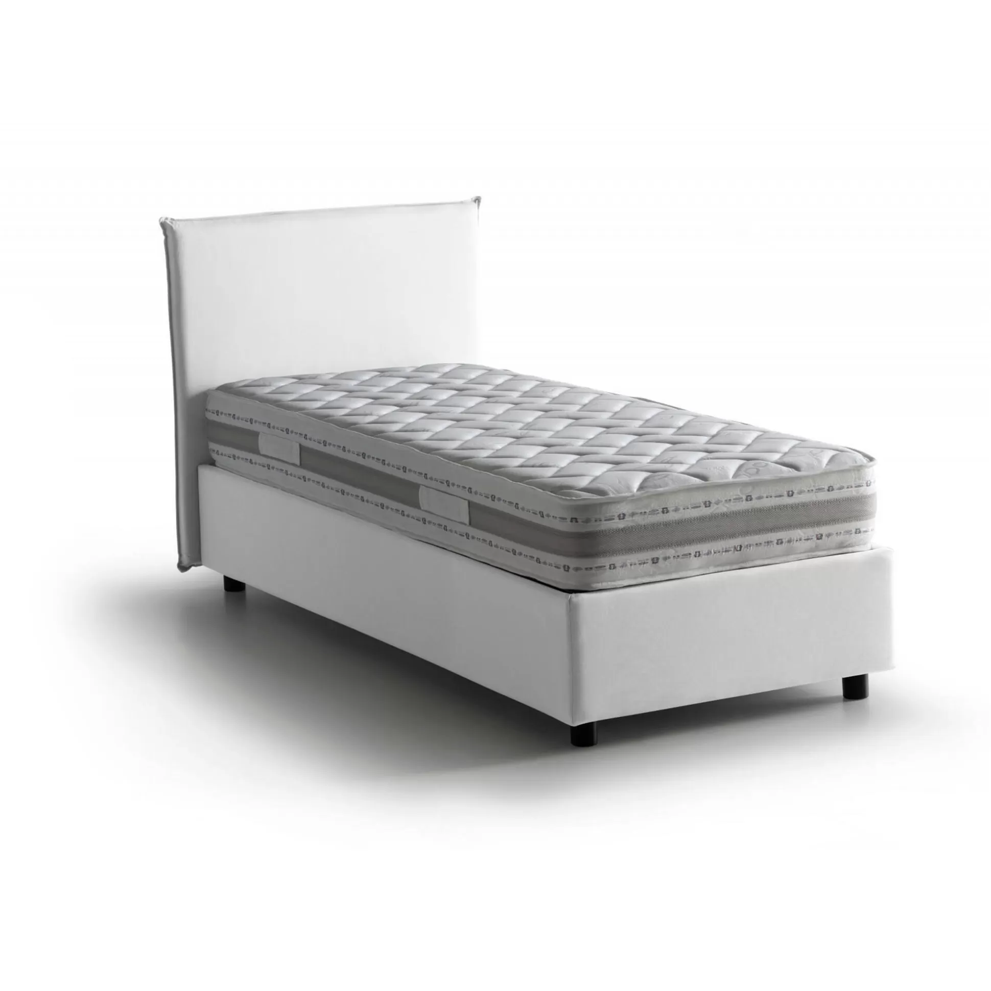 Dmora Letti Alla Francese<Letto alla francese Alion, con materasso Cm 140x190 incluso,