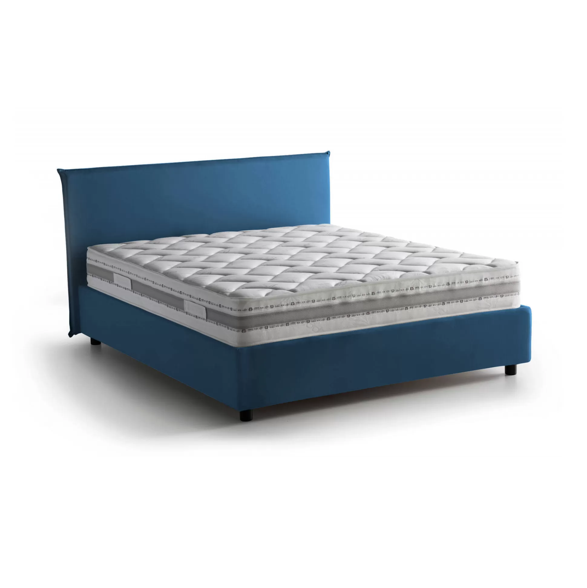 Dmora Letti Alla Francese<Letto alla francese Alion, con materasso Cm 140x190 incluso,