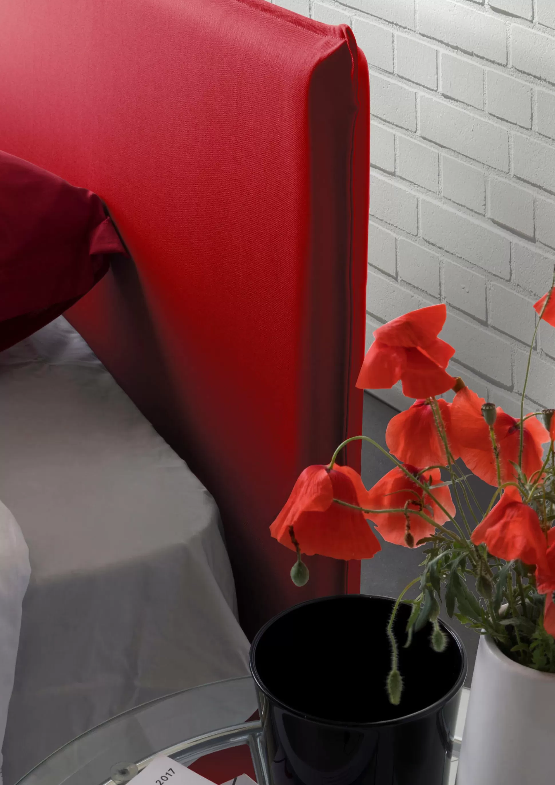 Dmora Letti Alla Francese<Letto alla francese Alion, con materasso Cm 140x190 incluso,
