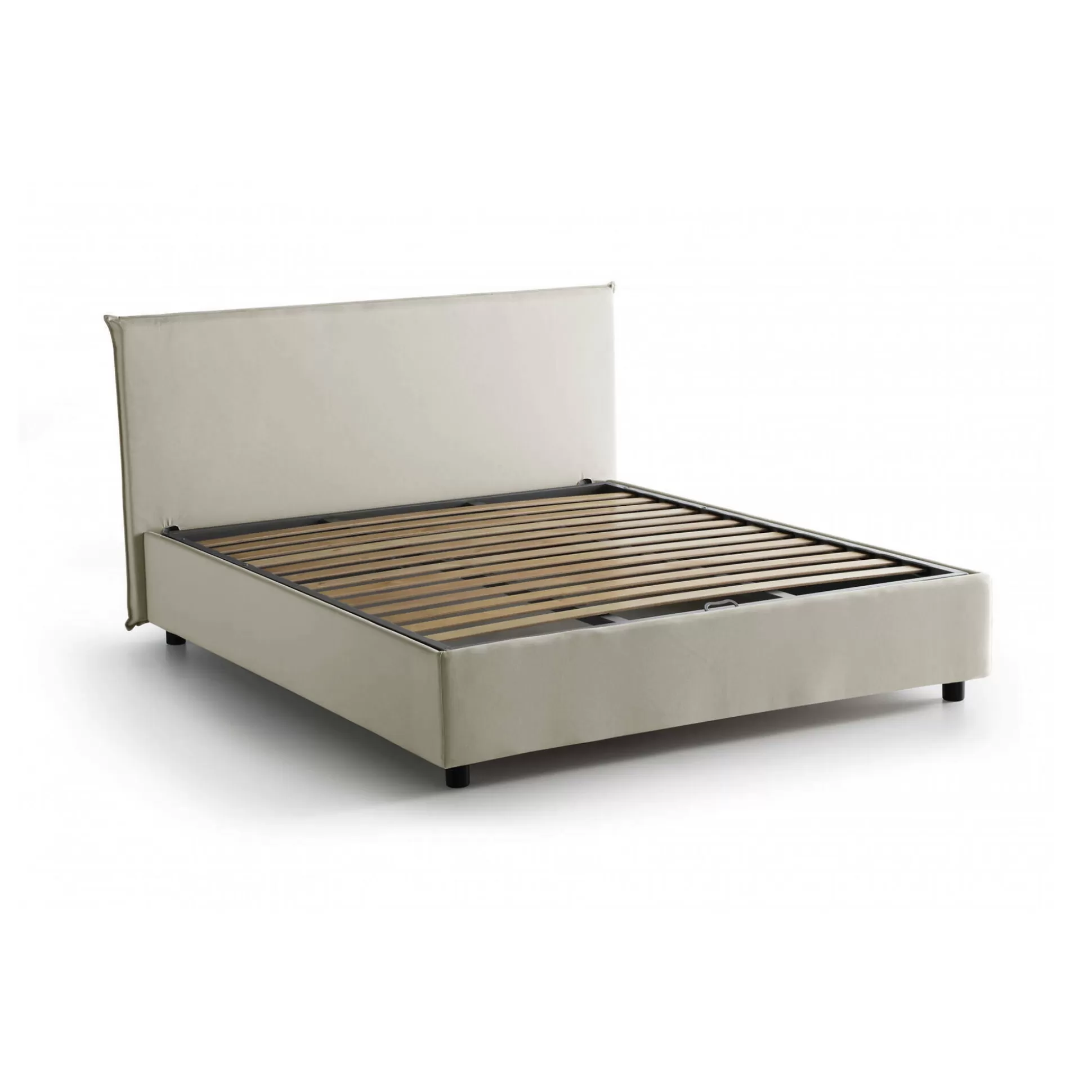 Dmora Letti Alla Francese<Letto alla francese Alvacus, adatto per materasso Cm 140x200,