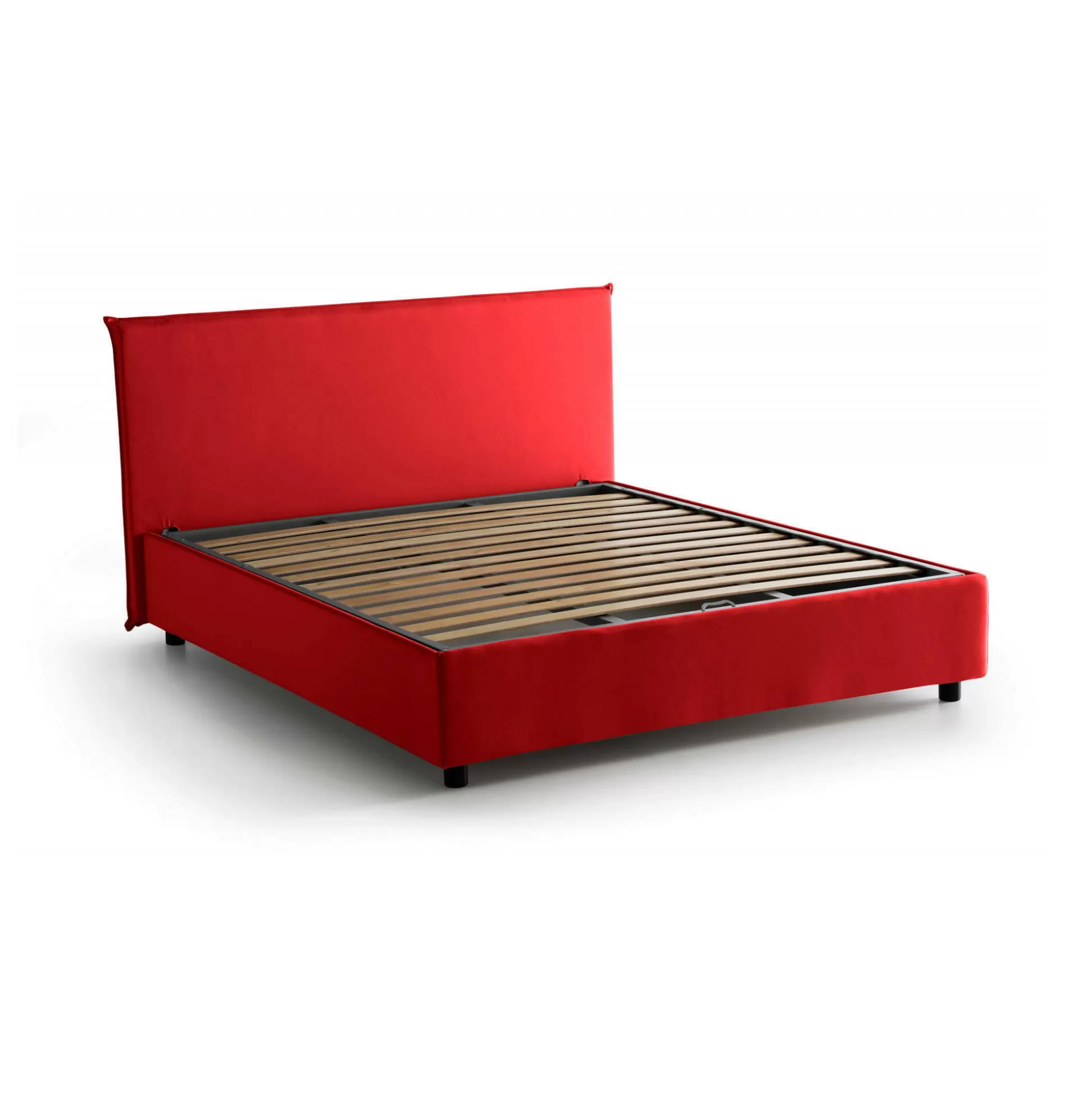 Dmora Letti Alla Francese<Letto alla francese Alvacus, adatto per materasso Cm 140x200,