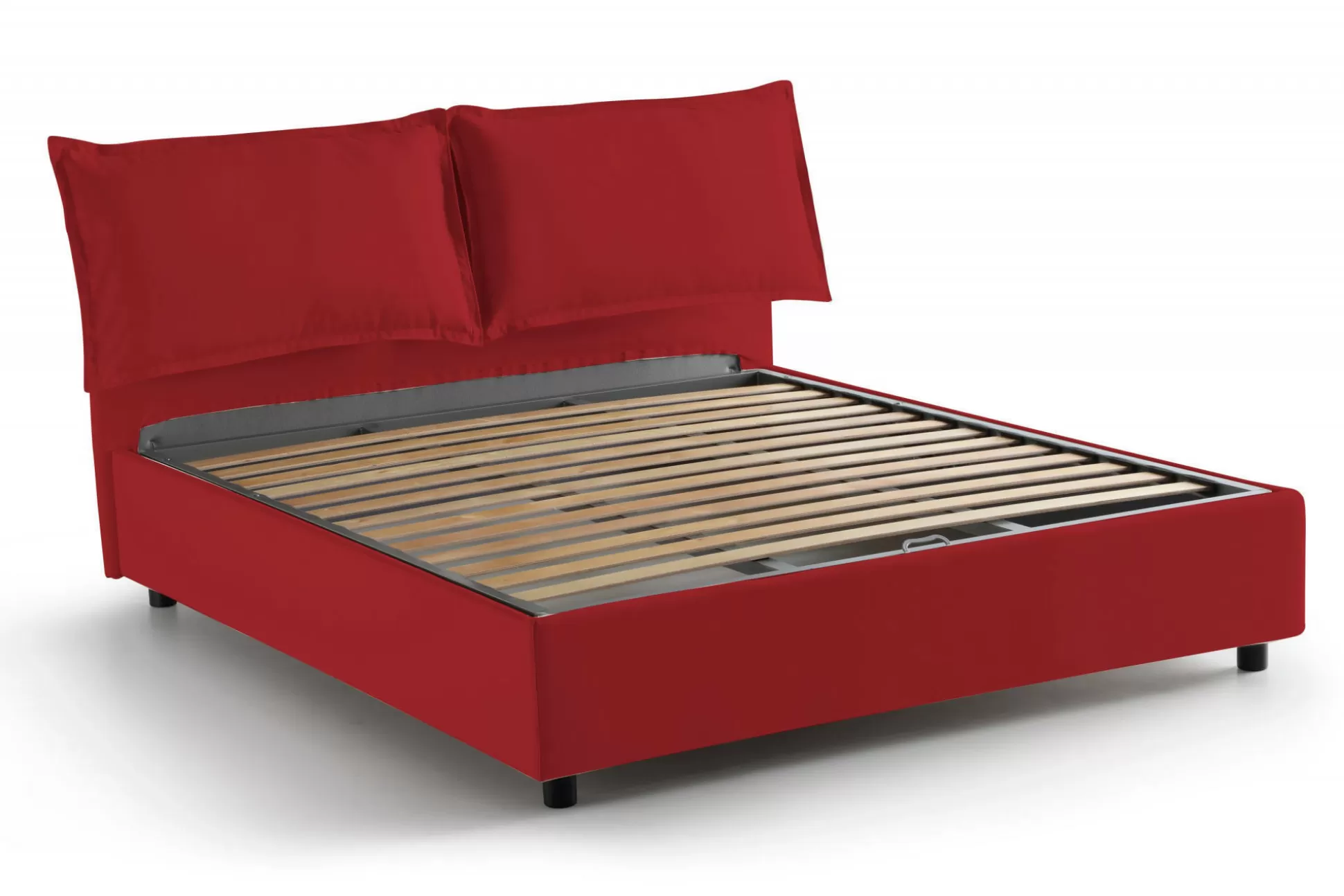 Dmora Letti Alla Francese<Letto alla francese Arden, con materasso Cm 140x190 incluso,