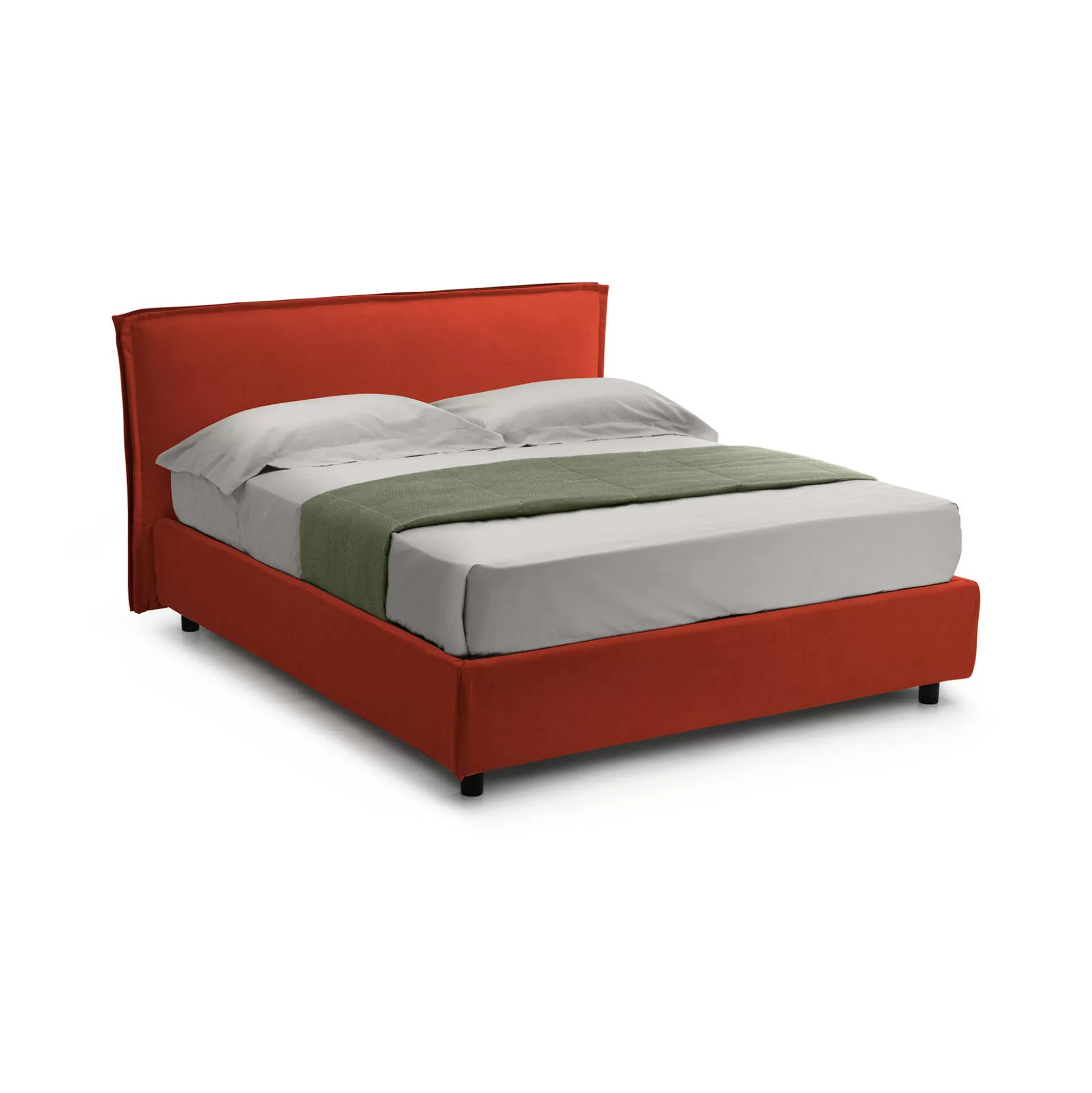 Dmora Letti Alla Francese<Letto alla francese Brienza, Con materasso Cm 120x200 incluso,