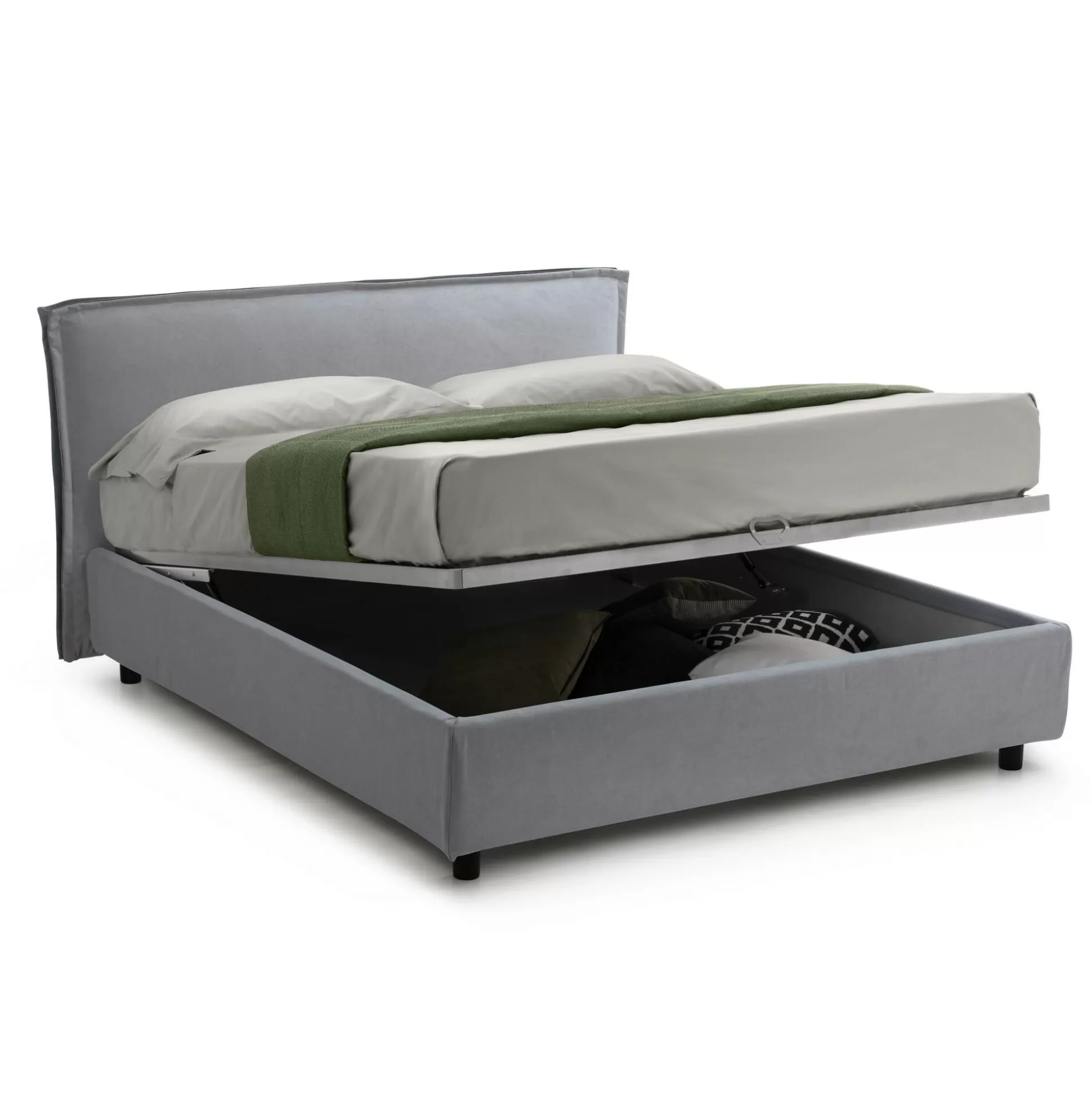 Dmora Letti Alla Francese<Letto alla francese Brienza, Con materasso Cm 120x200 incluso,