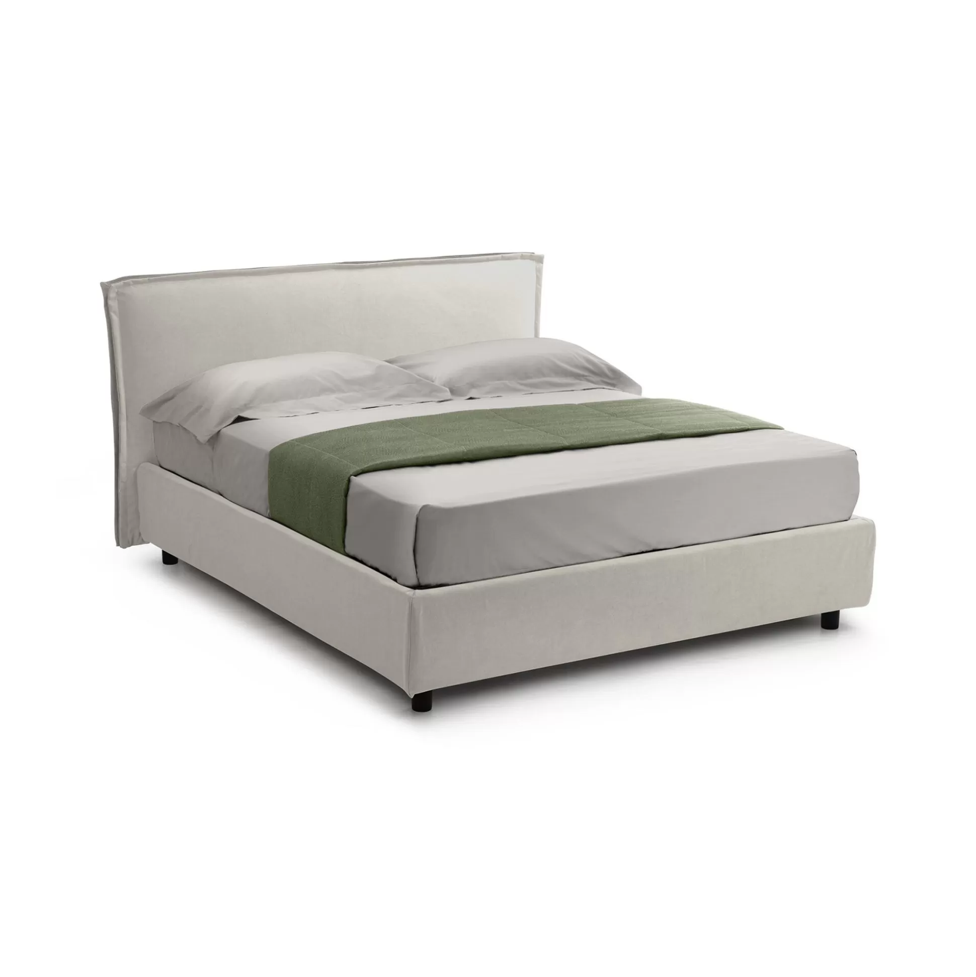 Dmora Letti Alla Francese<Letto alla francese Broni, Con materasso Cm 120x190 incluso,