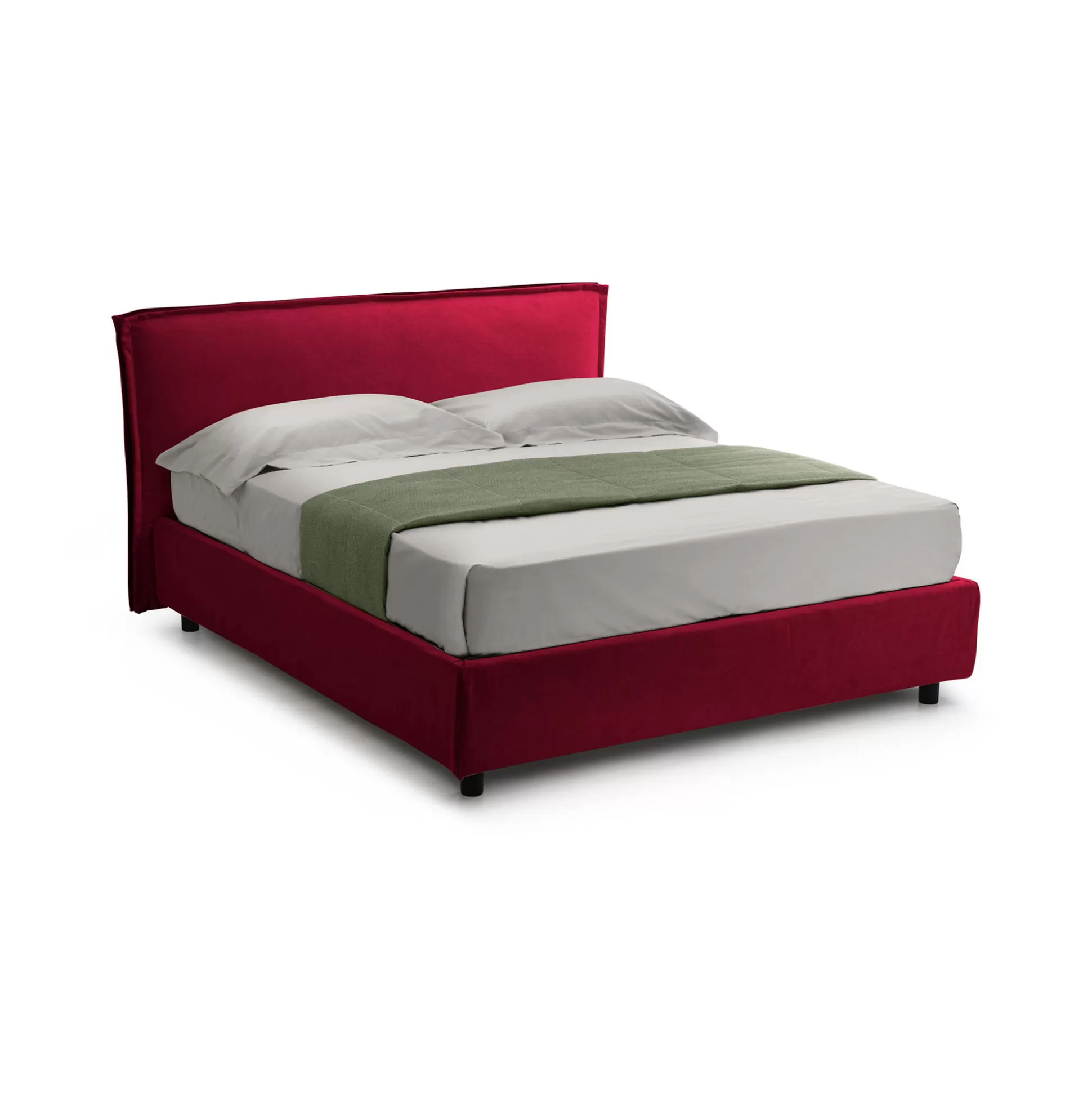 Dmora Letti Alla Francese<Letto alla francese Broni, Con materasso Cm 120x190 incluso,