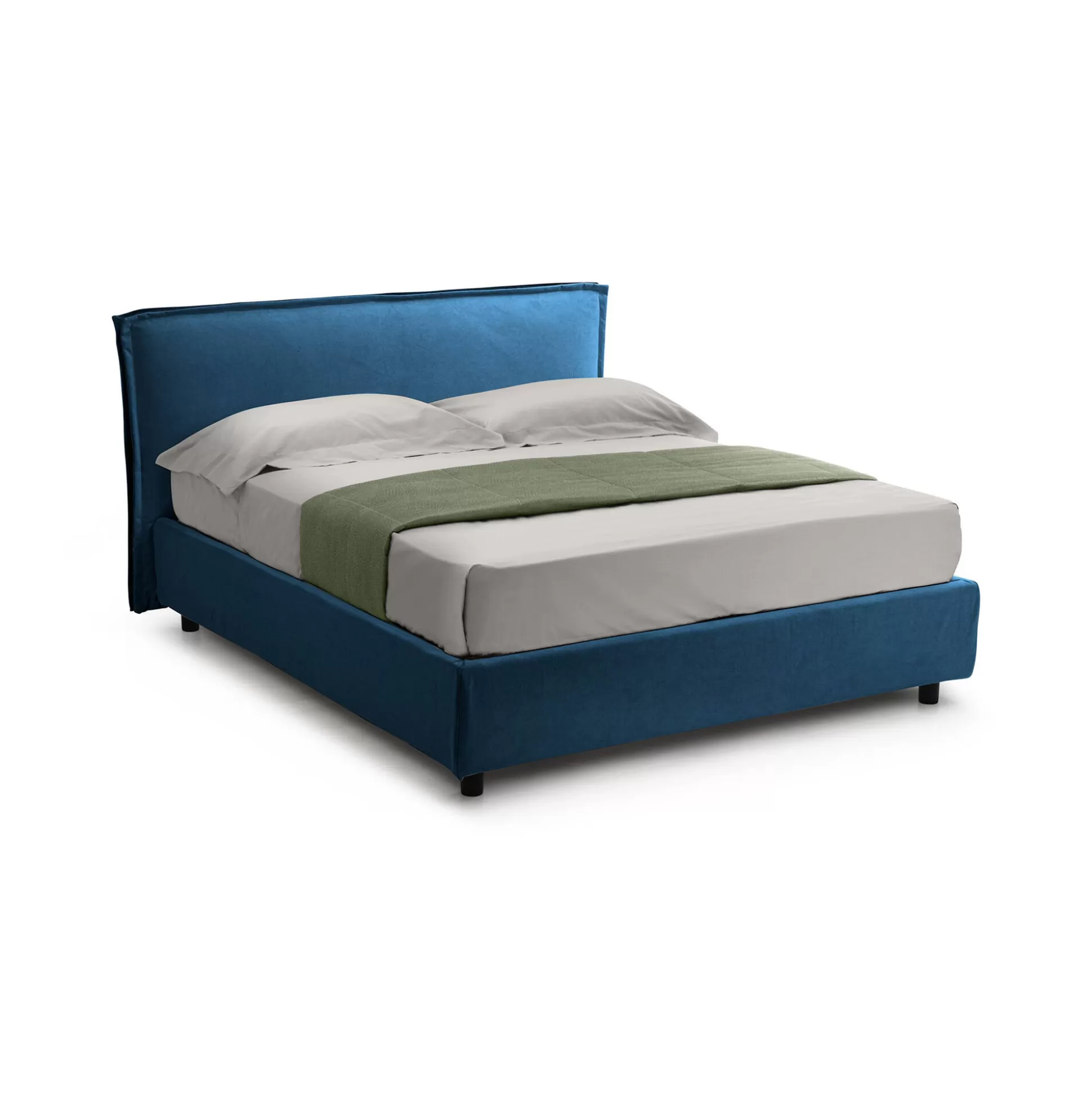 Dmora Letti Alla Francese<Letto alla francese Bronte, Adatto a materasso Cm 120x190,