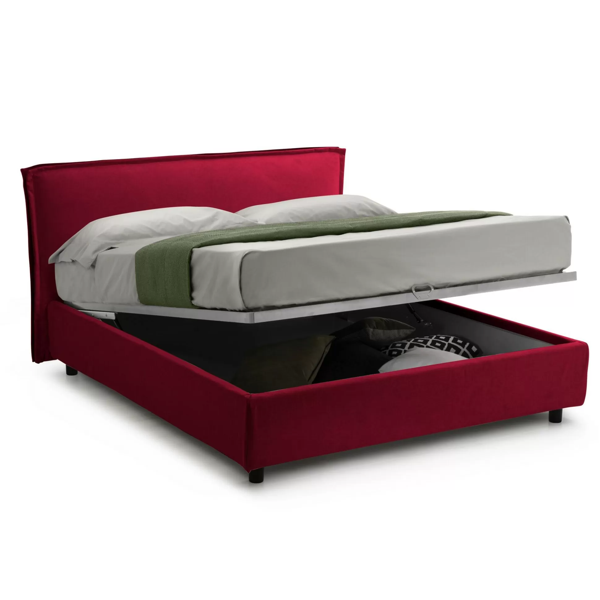Dmora Letti Alla Francese<Letto alla francese Bronte, Adatto a materasso Cm 120x190,
