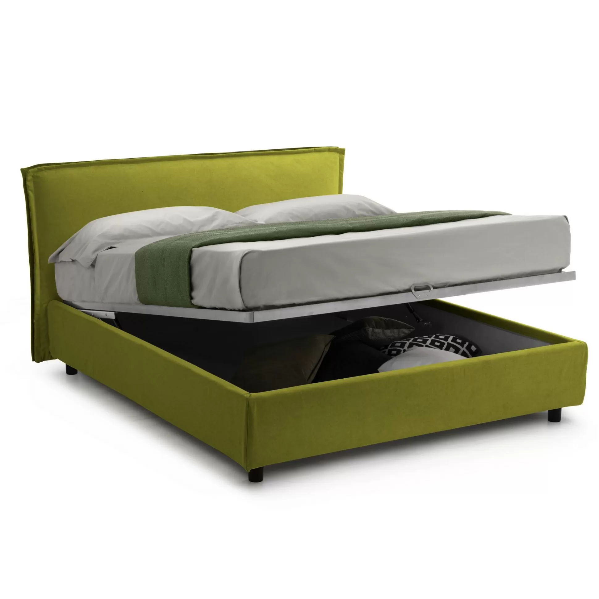 Dmora Letti Alla Francese<Letto alla francese Bronte, Adatto a materasso Cm 120x190,