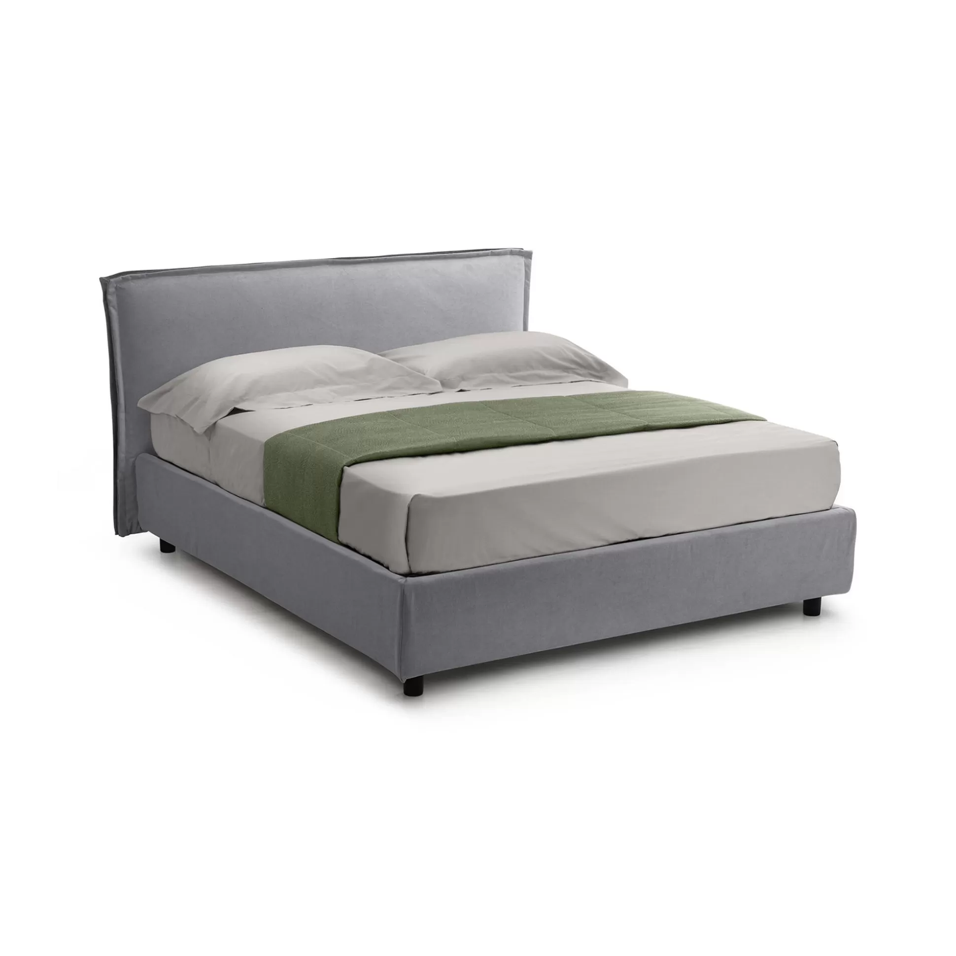 Dmora Letti Alla Francese<Letto alla francese Brosso, Adatto a materasso Cm 120x200,