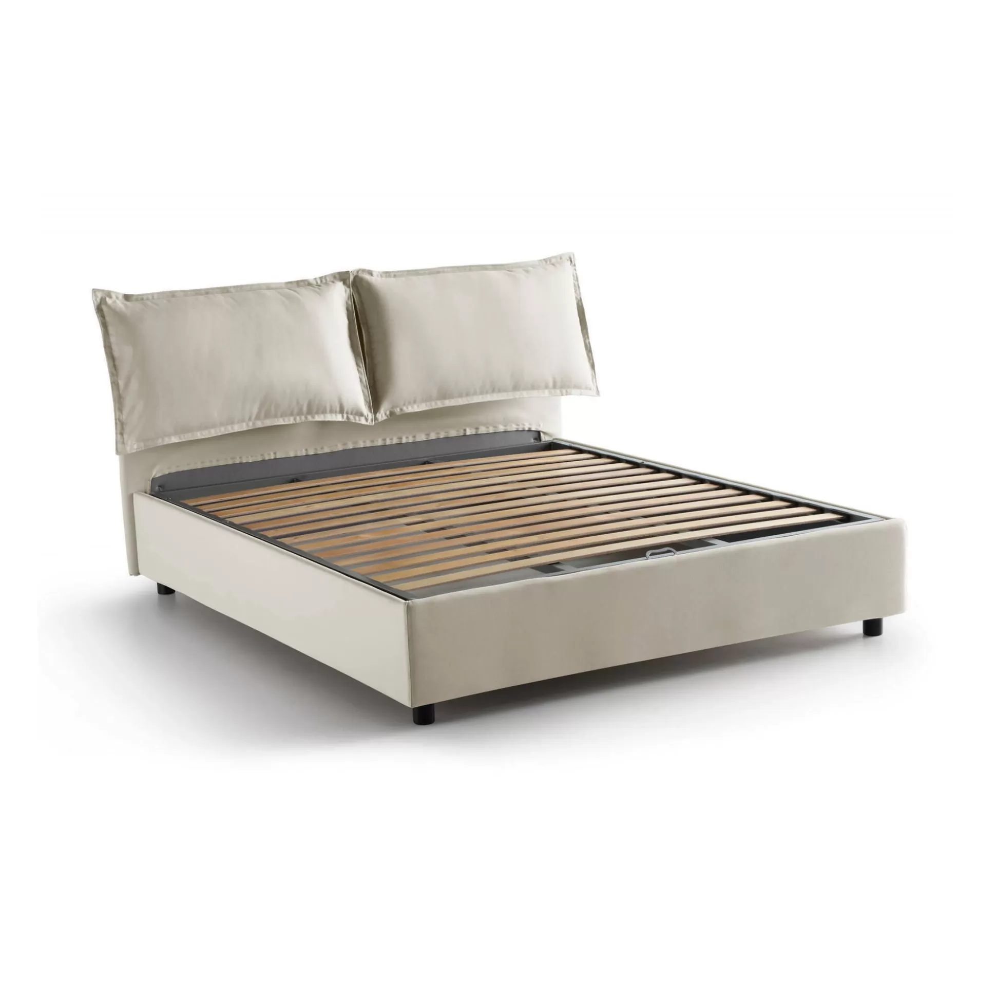Dmora Letti Alla Francese<Letto alla francese Daam, adatto per materasso Cm 140x190,