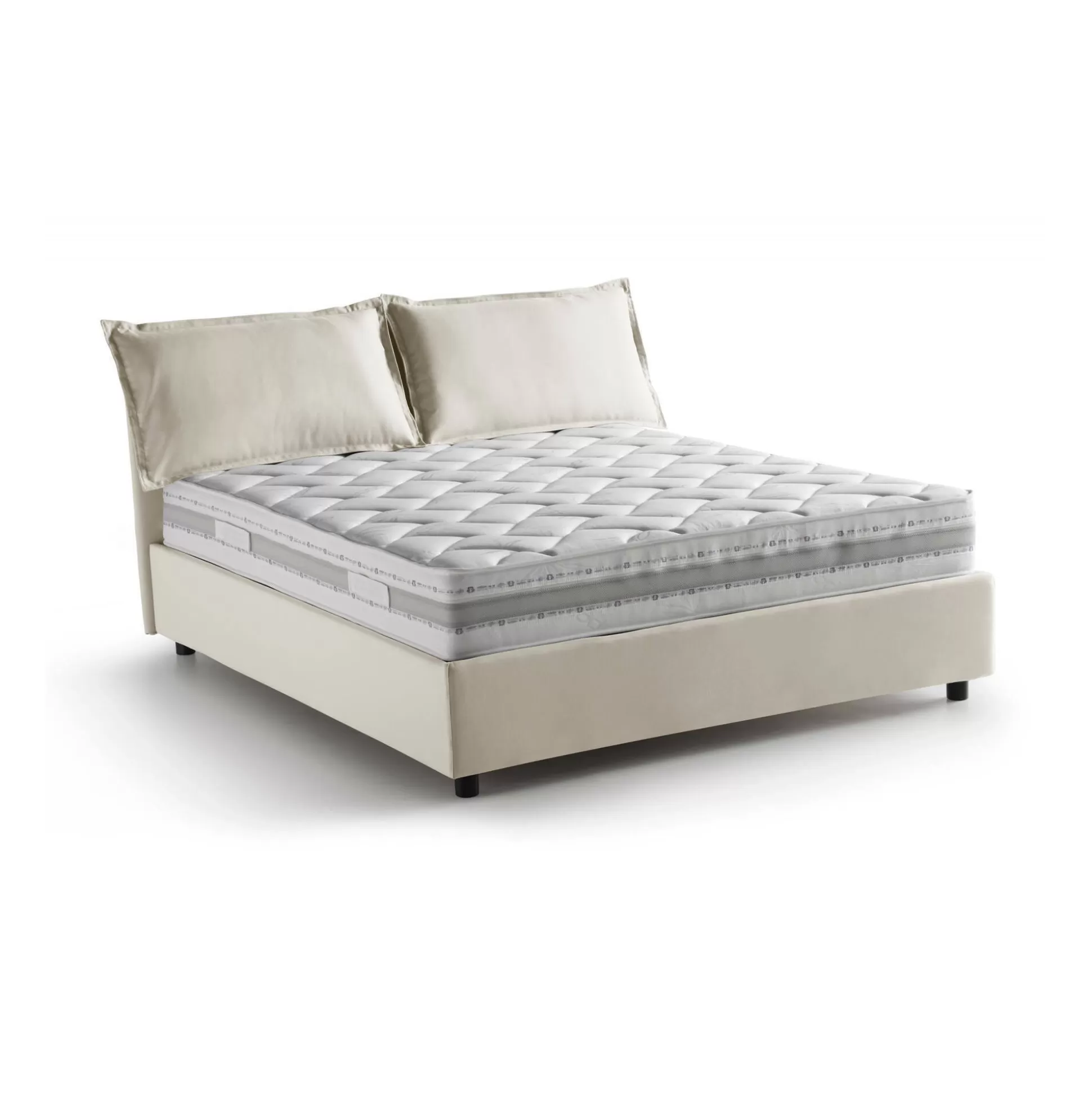 Dmora Letti Alla Francese<Letto alla francese Dmircol, con materasso Cm 140x200 incluso,