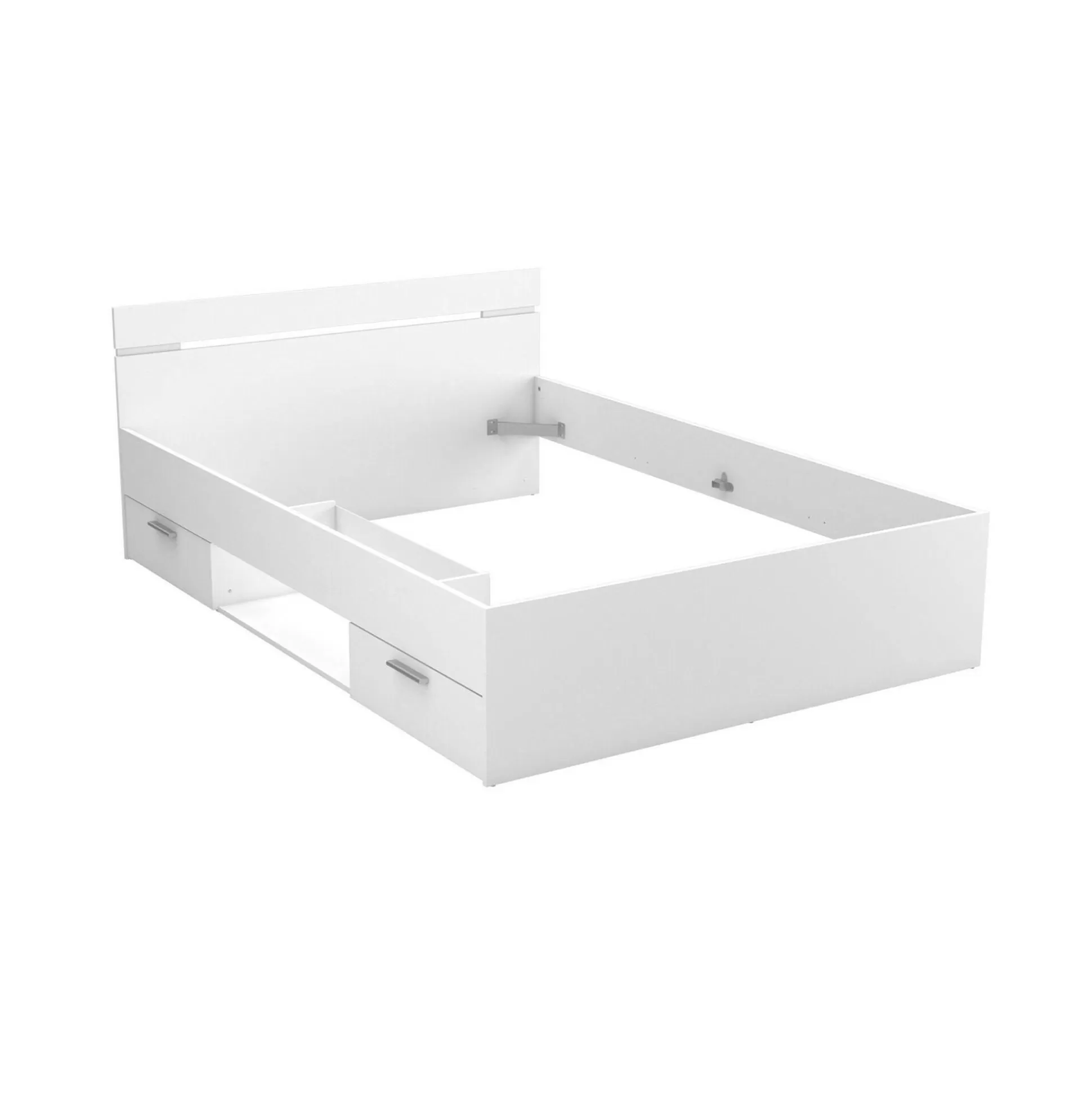 Dmora Letti Alla Francese<Letto alla francese Moira, 200x140 h74 cm,