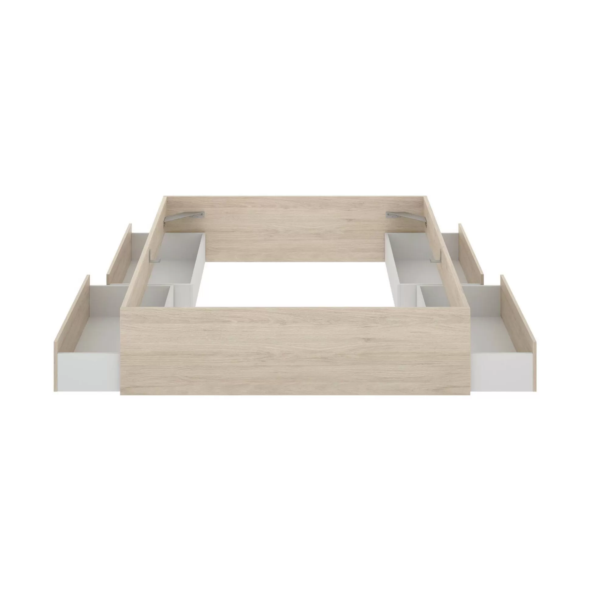 Dmora Letti Alla Francese<Letto alla francese Orlene, 149x195 h39 cm,