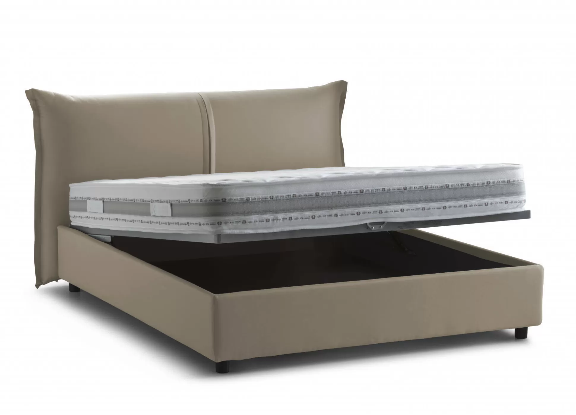 Dmora Letti Matrimoniali<Letto matrimoniale Abarat, adatto per materasso Cm 160x200,