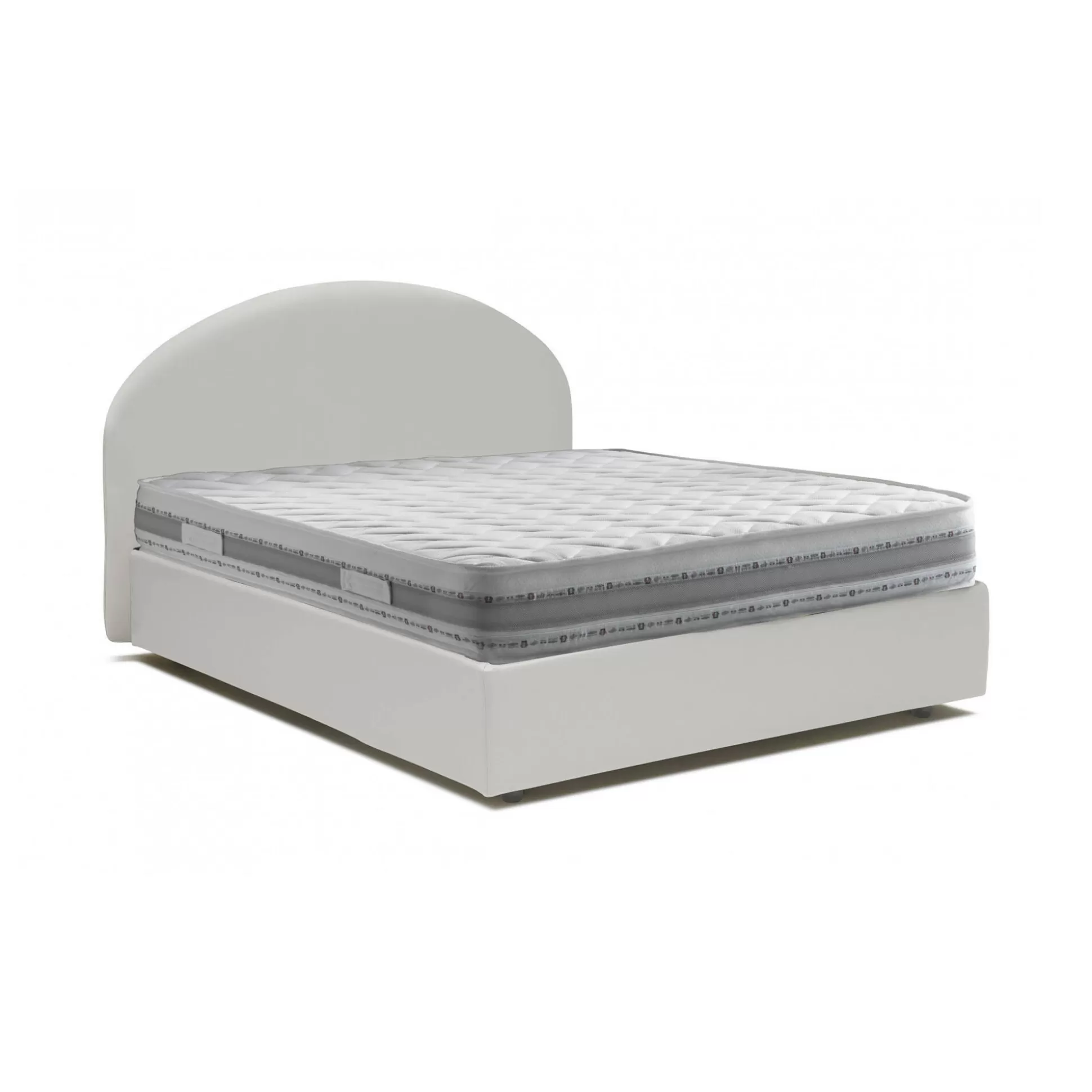 Dmora Letti Matrimoniali<Letto matrimoniale Adelfia, con materasso Cm 160x190 incluso,