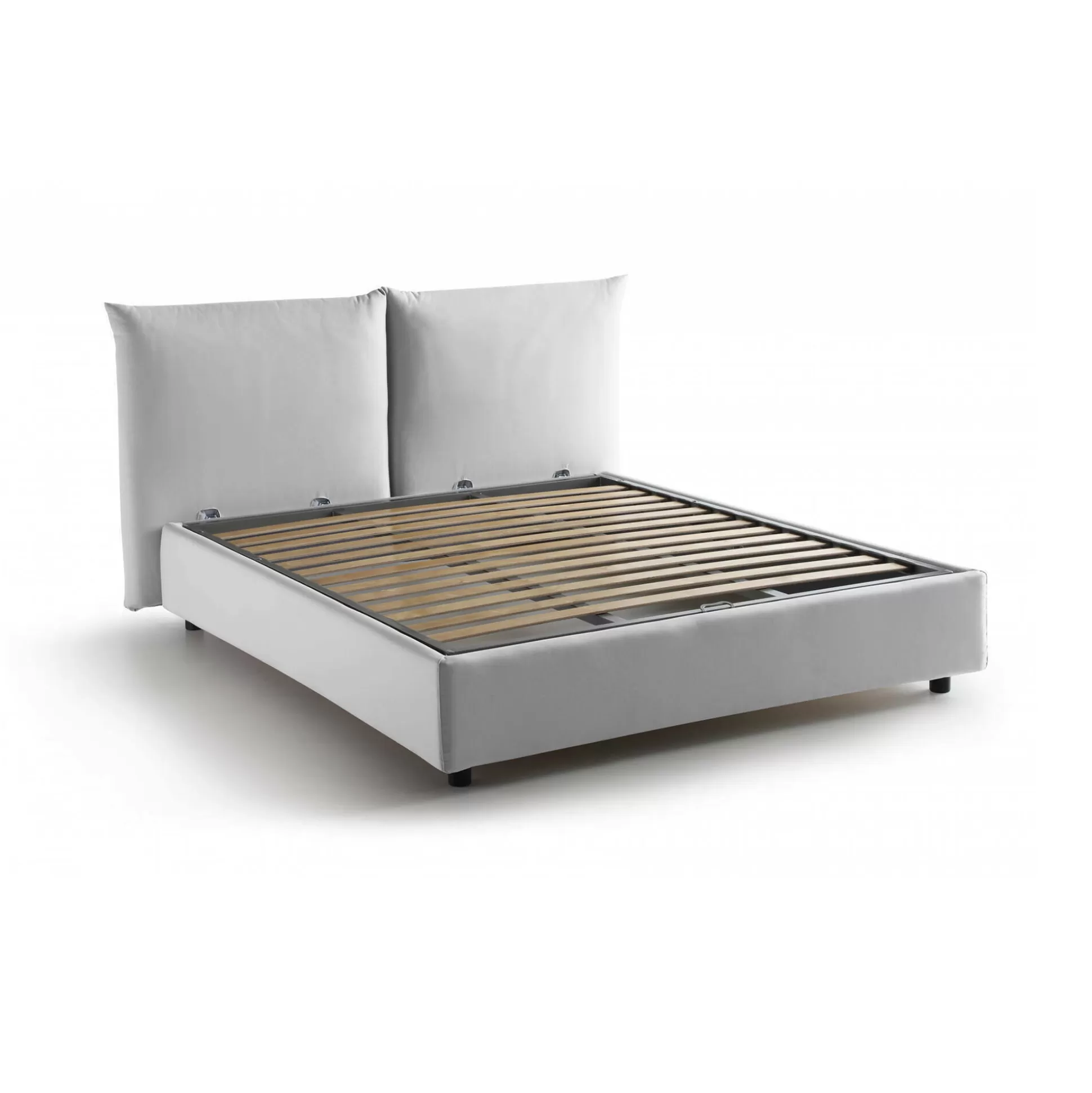 Dmora Letti Matrimoniali<Letto matrimoniale Aghineo, adatto per materasso Cm 160x200,
