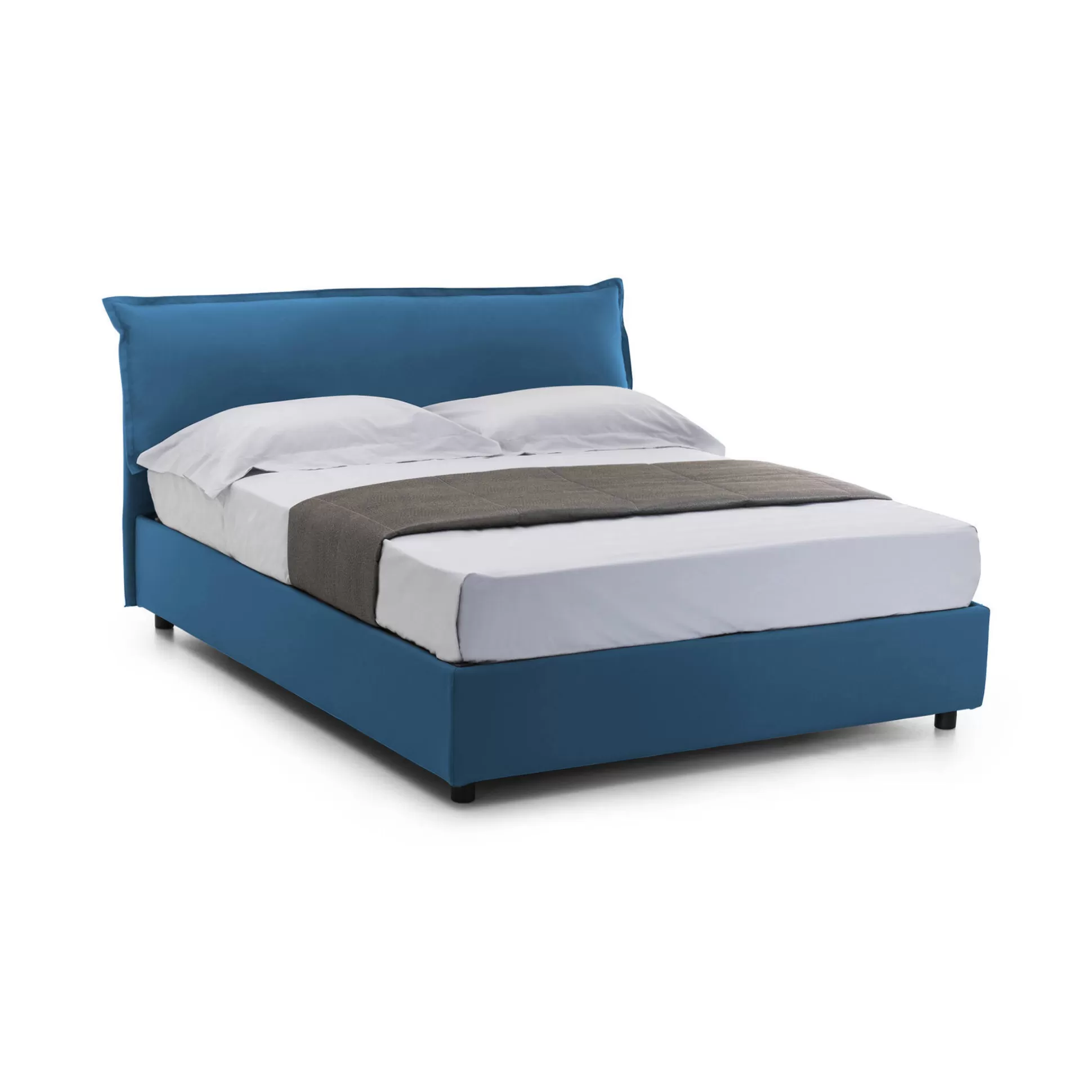 Dmora Letti Matrimoniali<Letto matrimoniale Aishia, con materasso Cm 160x200 incluso,