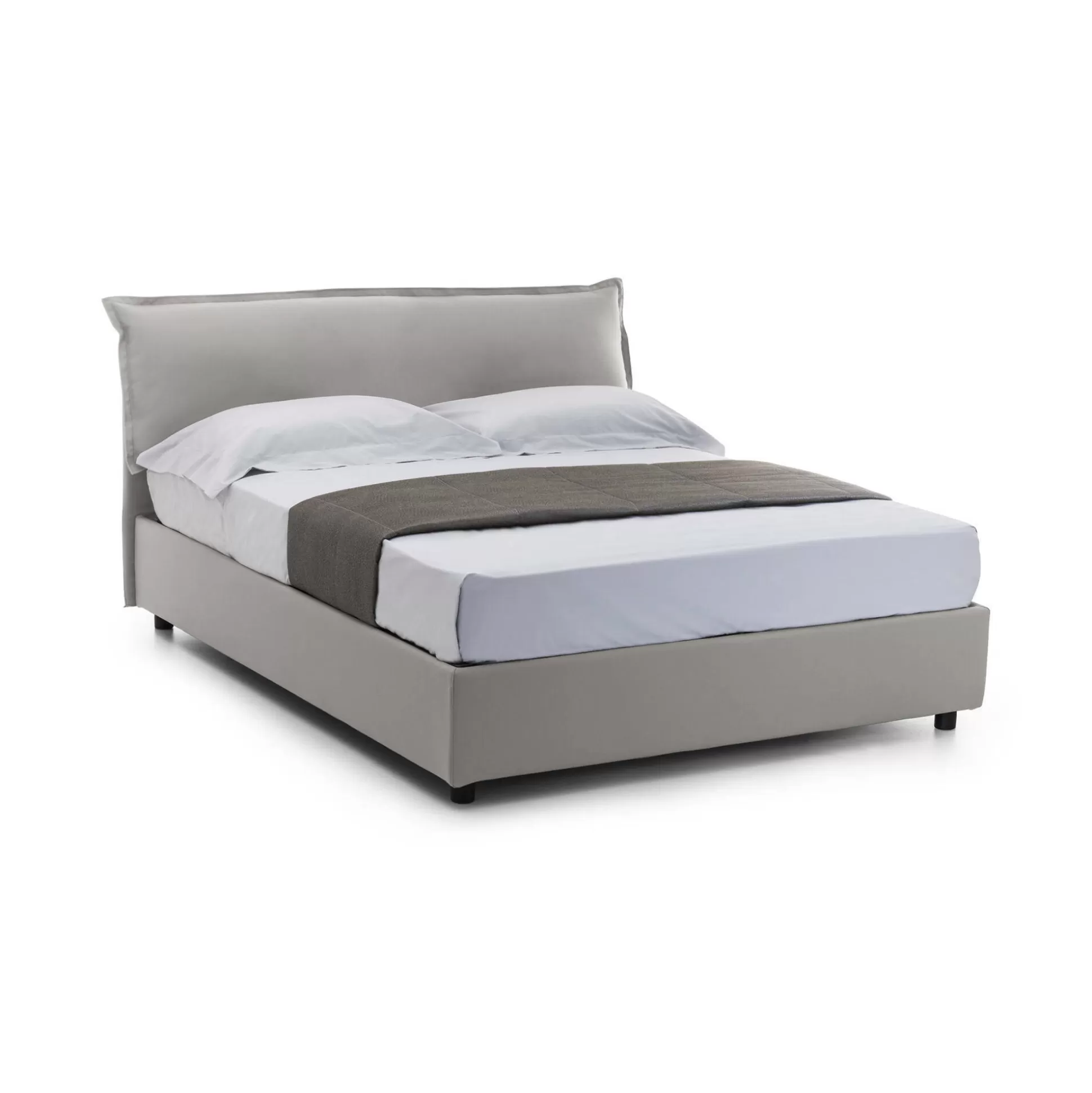 Dmora Letti Matrimoniali<Letto matrimoniale Aishia, con materasso Cm 160x200 incluso,