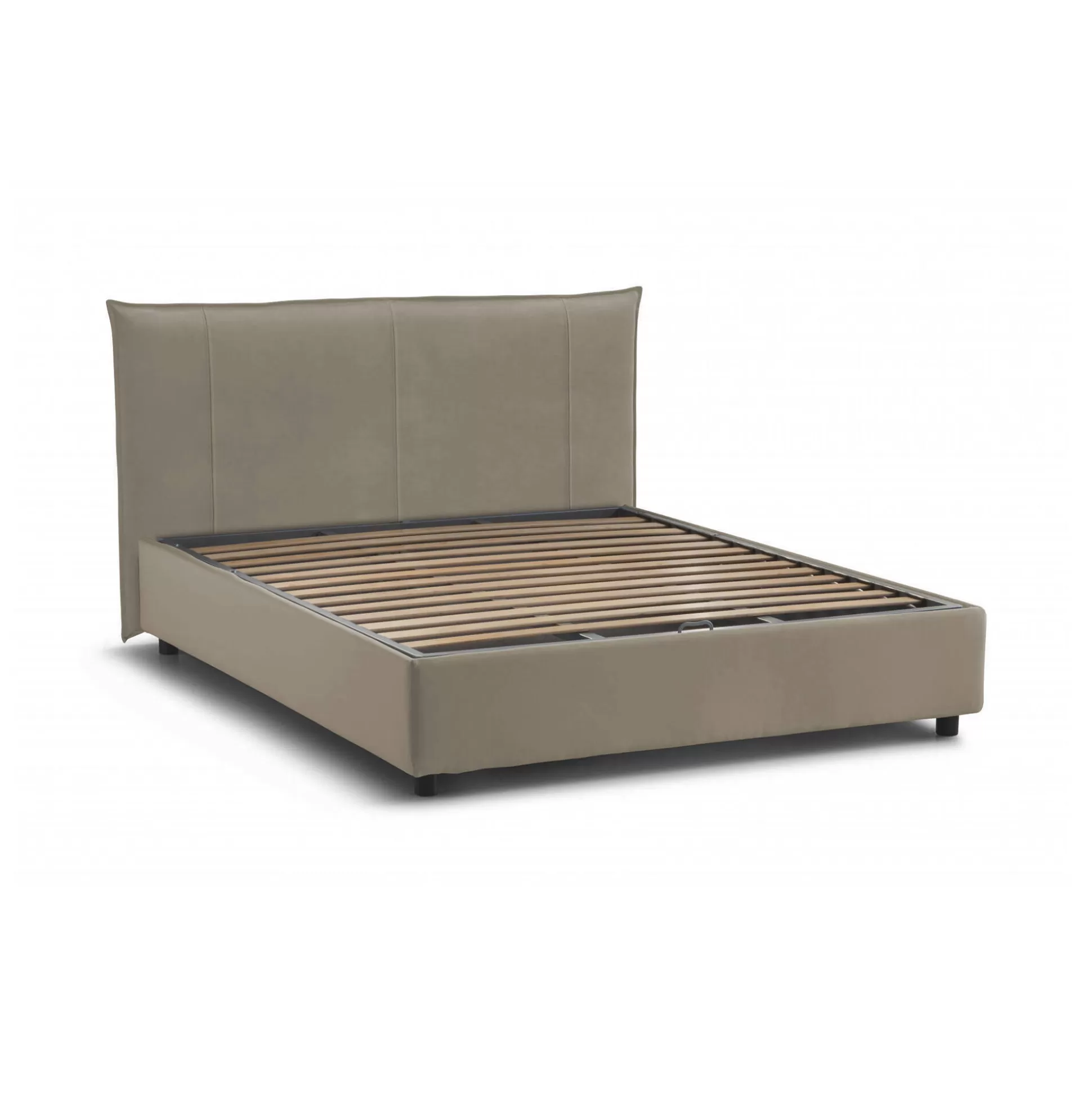 Dmora Letti Matrimoniali<Letto matrimoniale Akasha, adatto per materasso 160x190 cm,