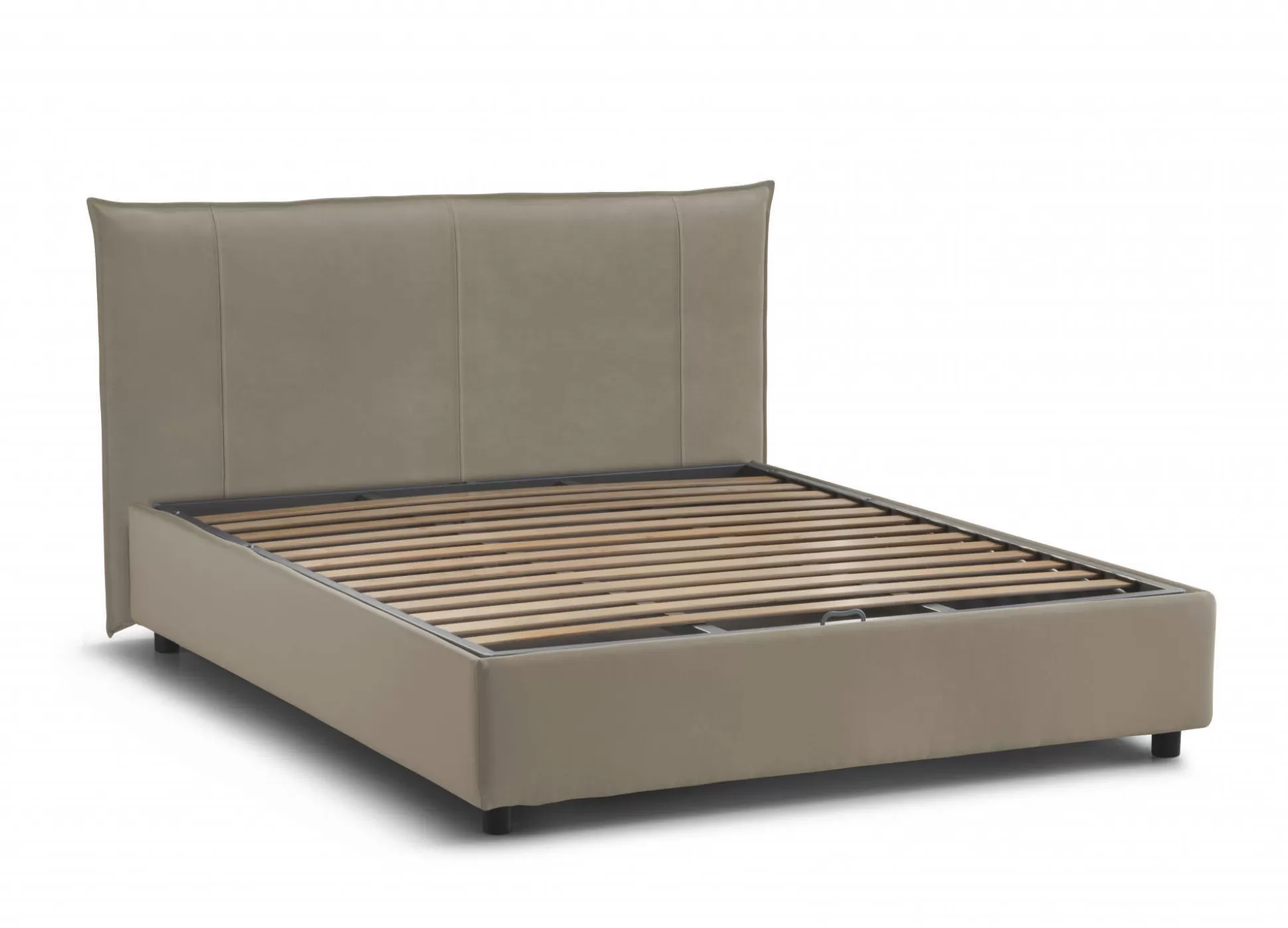 Dmora Letti Matrimoniali<Letto matrimoniale Akasha, adatto per materasso 160x190 cm,