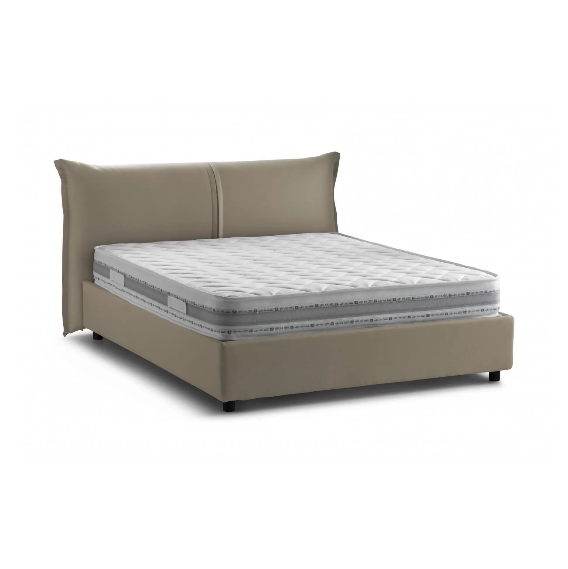 Dmora Letti Matrimoniali<Letto matrimoniale Akio, con materasso 160x190 Cm incluso,