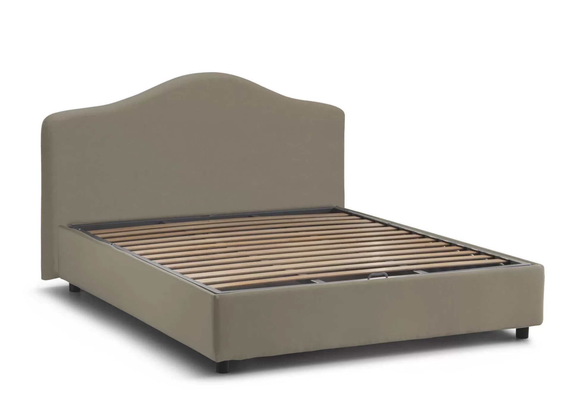 Dmora Letti Matrimoniali<Letto matrimoniale Akym, con materasso Cm 160x190 incluso,