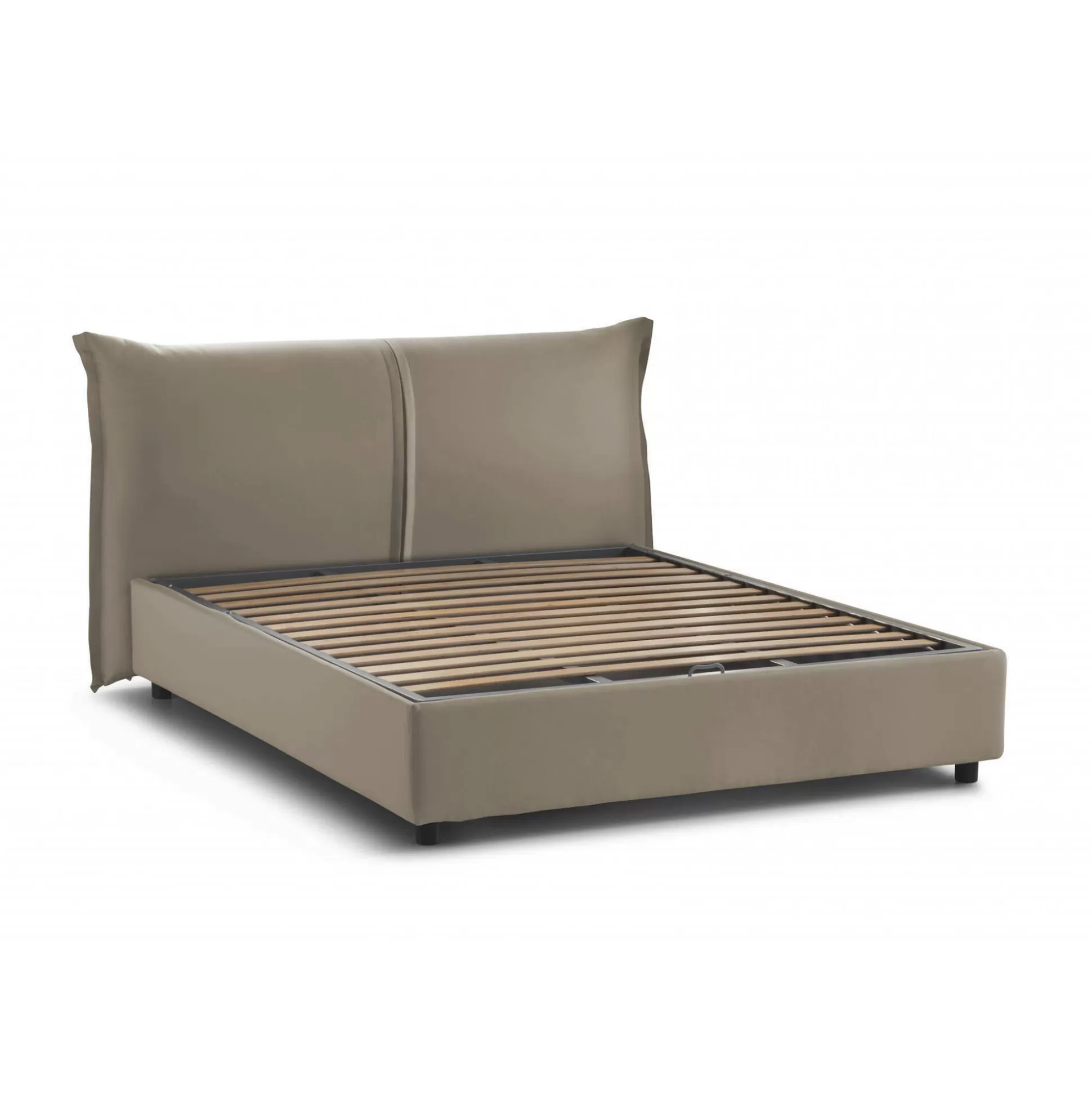 Dmora Letti Matrimoniali<Letto matrimoniale Alabaster, adatto per materasso Cm 160x190,