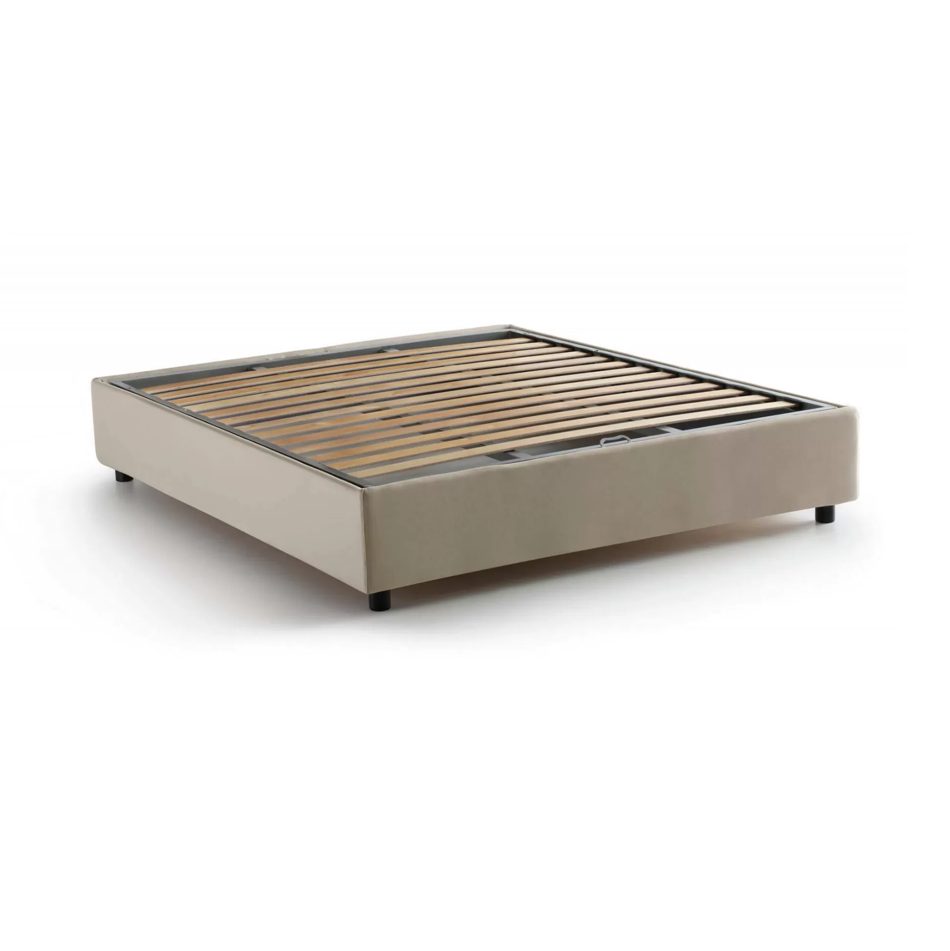 Dmora Letti Matrimoniali<Letto matrimoniale Alaska, adatto per materasso Cm 160x200,