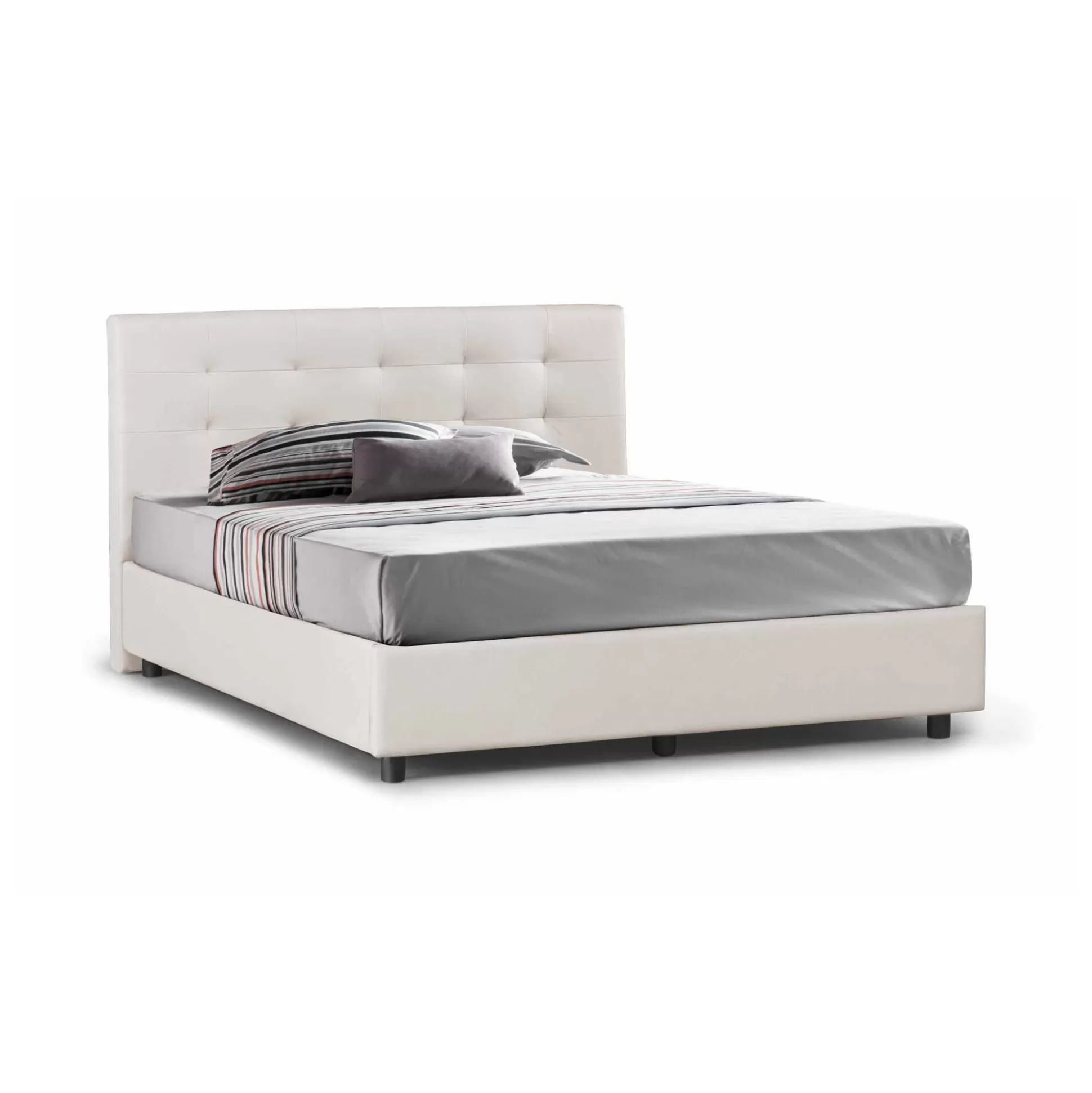 Dmora Letti Matrimoniali<Letto matrimoniale Albanio, adatto per materasso 160x190 cm,