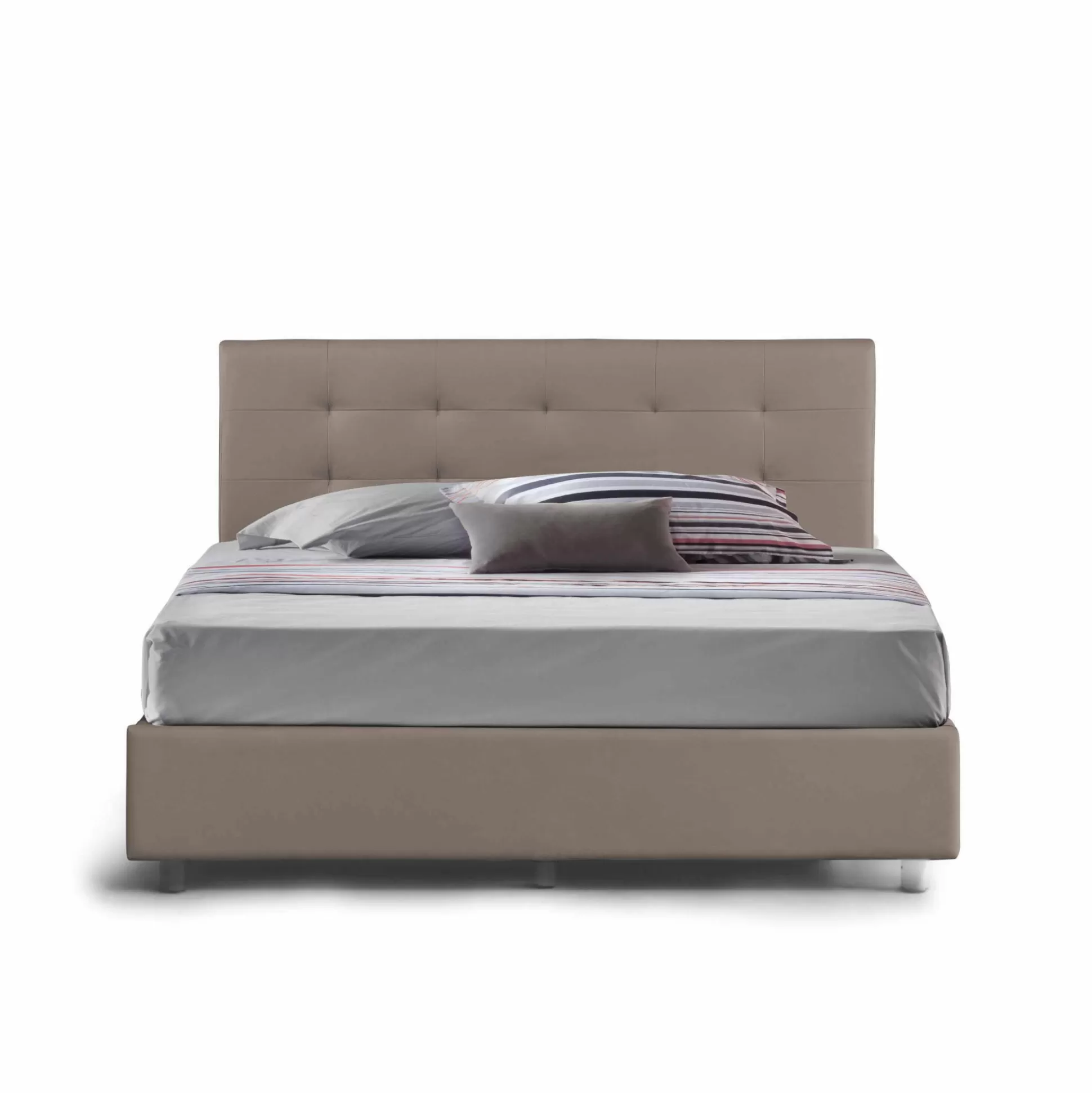 Dmora Letti Matrimoniali<Letto matrimoniale Albanio, adatto per materasso 160x190 cm,
