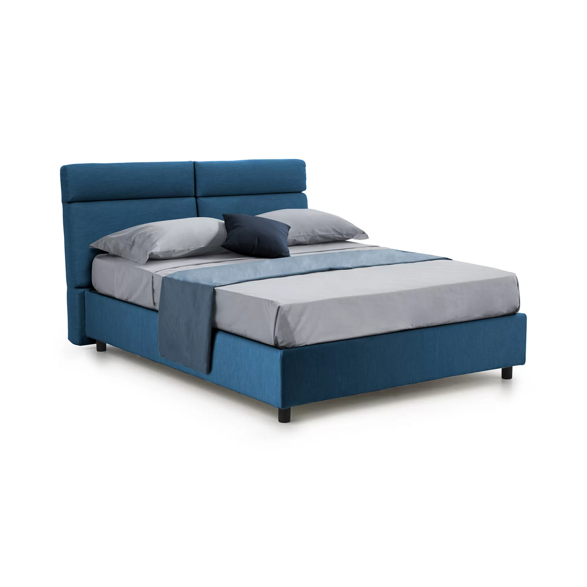Dmora Letti Matrimoniali<Letto matrimoniale Alcatron, Adatto a materasso Cm 160x190,