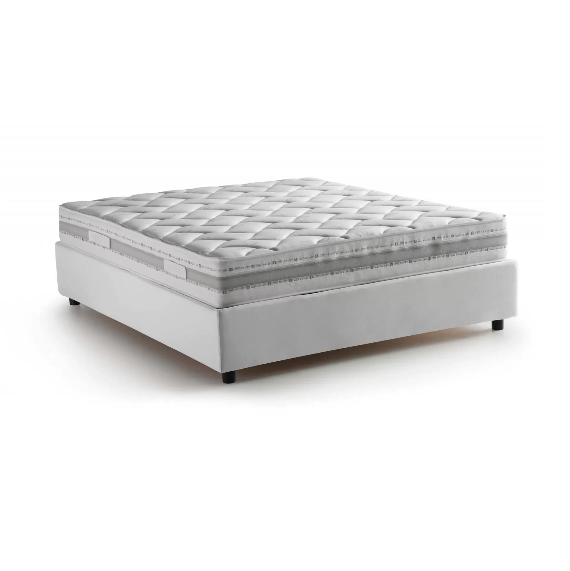 Dmora Letti Matrimoniali<Letto matrimoniale Alessander, con materasso Cm 160x200 incluso,
