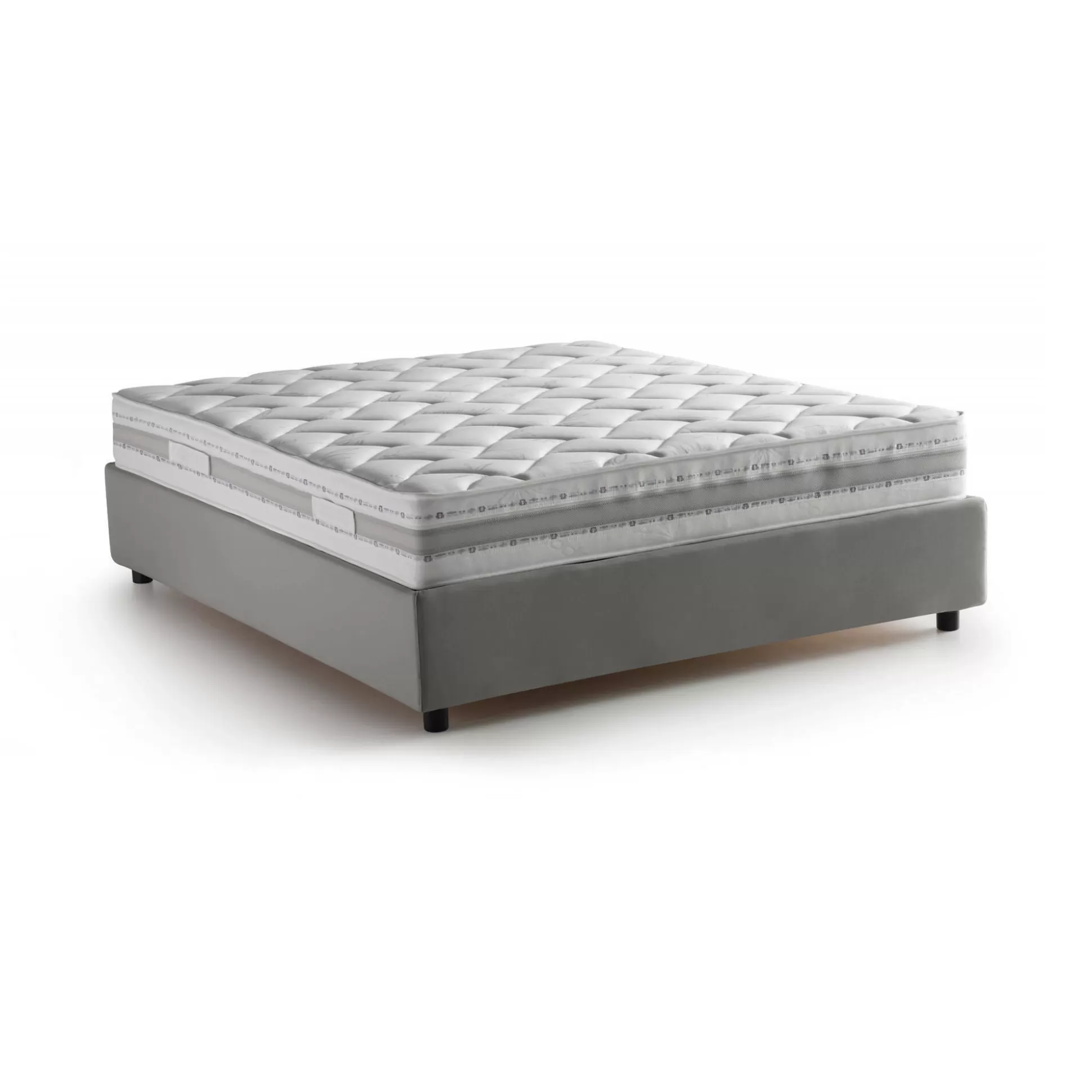Dmora Letti Matrimoniali<Letto matrimoniale Alessander, con materasso Cm 160x200 incluso,