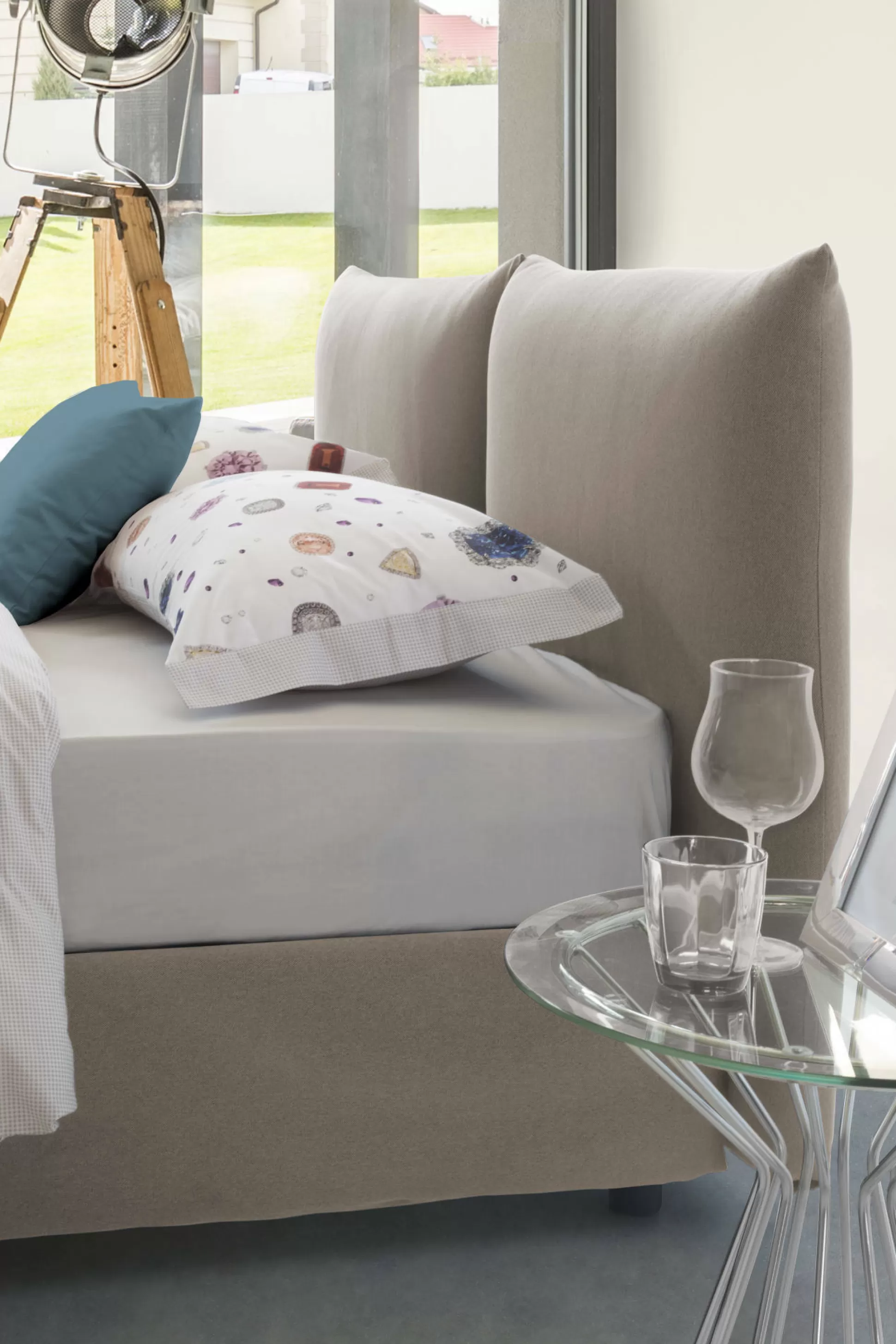 Dmora Letti Matrimoniali<Letto matrimoniale Alizarin, adatto per materasso Cm 160x190,