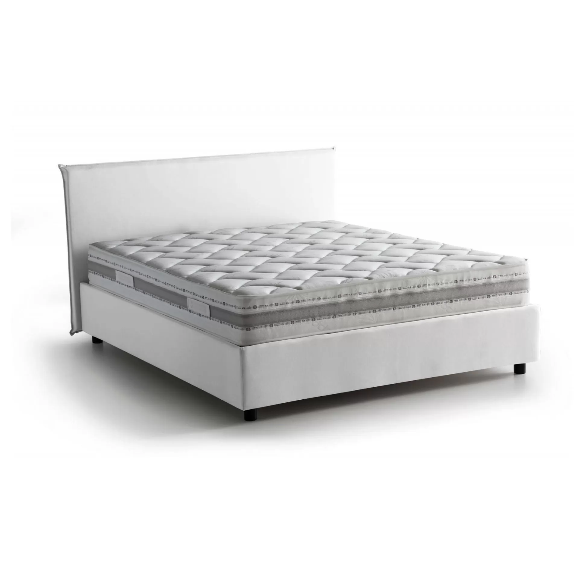 Dmora Letti Matrimoniali<Letto matrimoniale Anassimene, con materasso Cm 160x190 incluso,