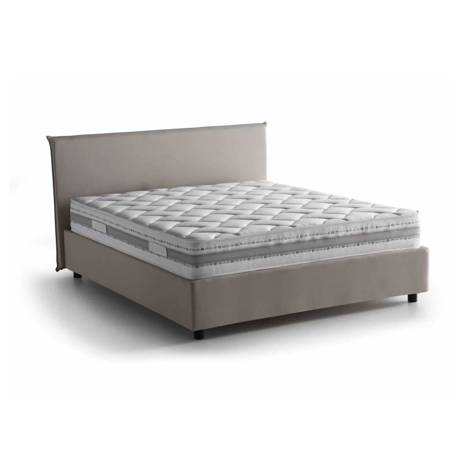 Dmora Letti Matrimoniali<Letto matrimoniale Anassimene, con materasso Cm 160x190 incluso,