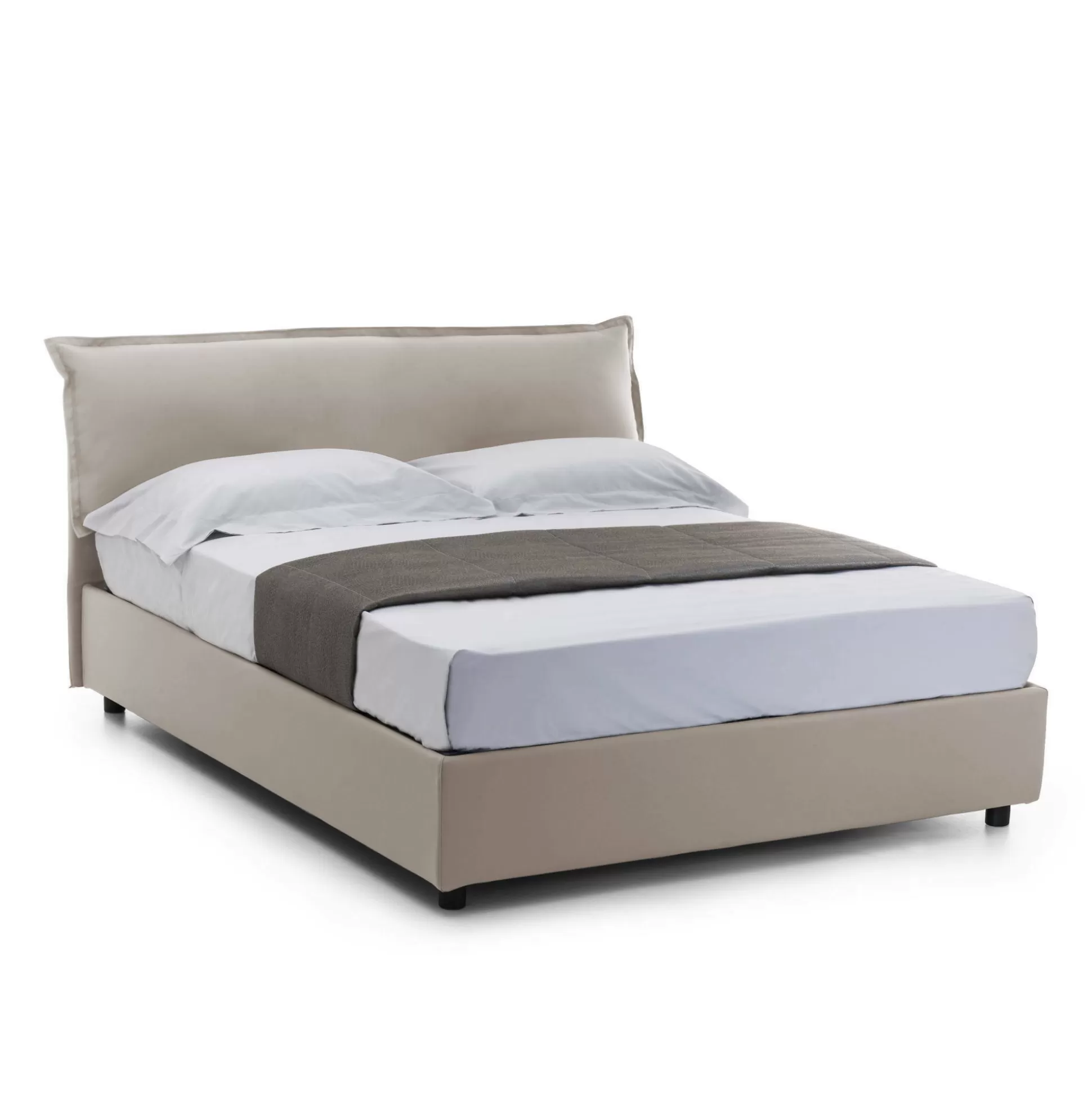 Dmora Letti Matrimoniali<Letto matrimoniale Apaia, adatto per materasso Cm 160x200,