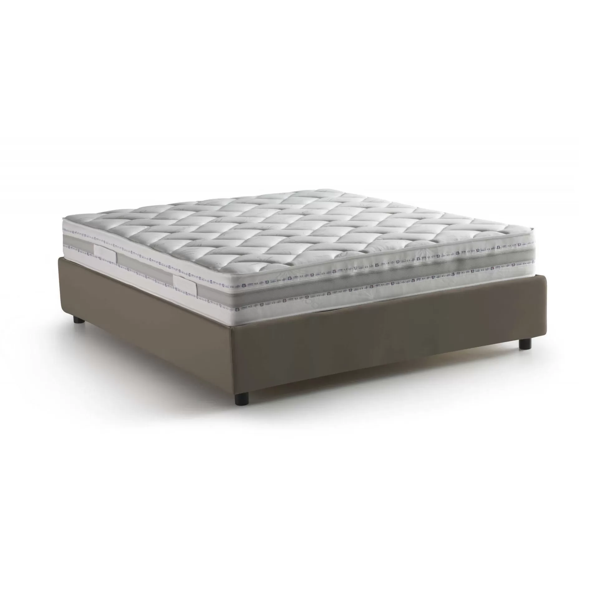 Dmora Letti Matrimoniali<Letto matrimoniale Archer, con materasso Cm 160x190 incluso,