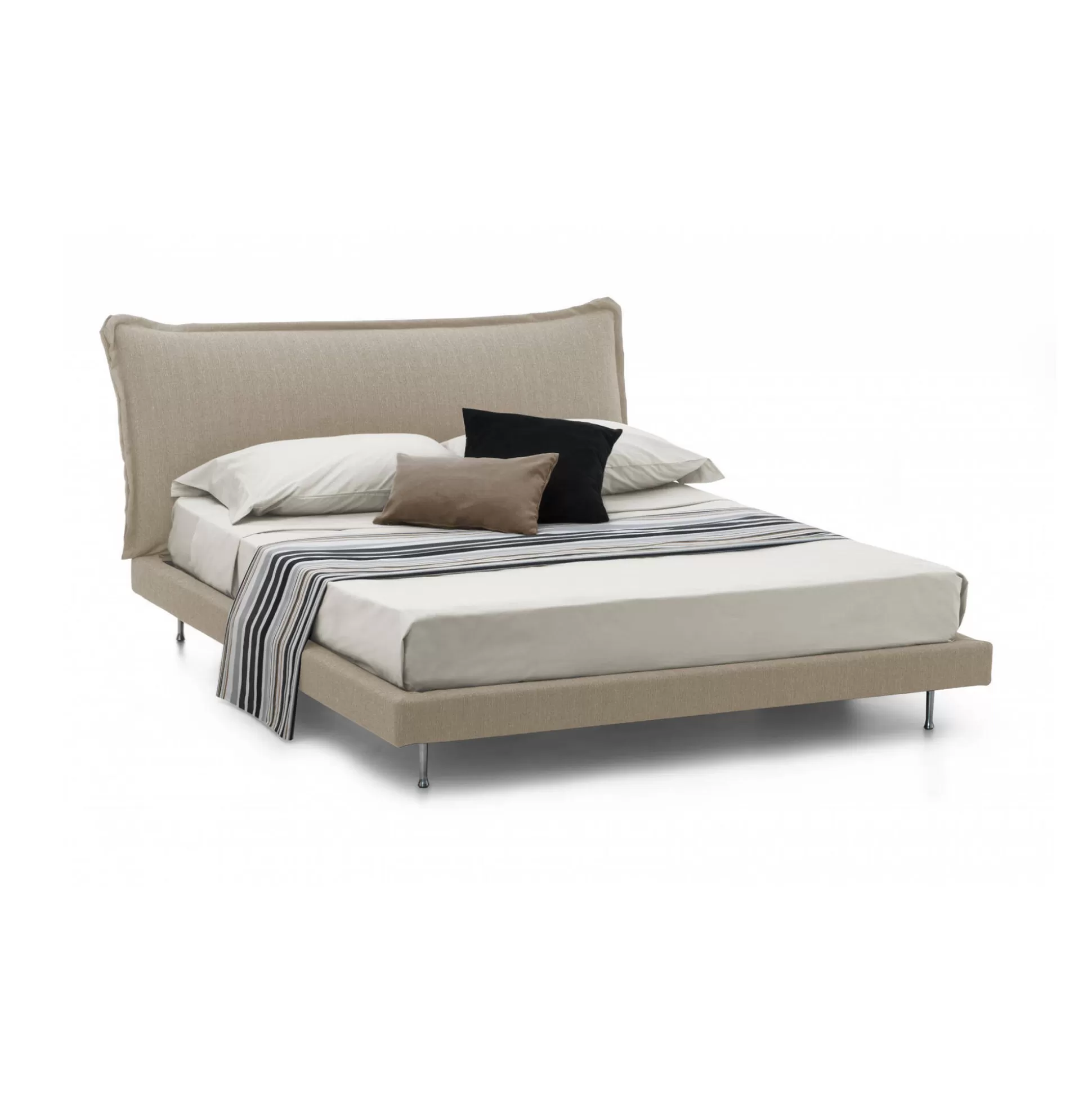 Dmora Letti Matrimoniali<Letto matrimoniale Arcore, adatto per materasso Cm 160x190,