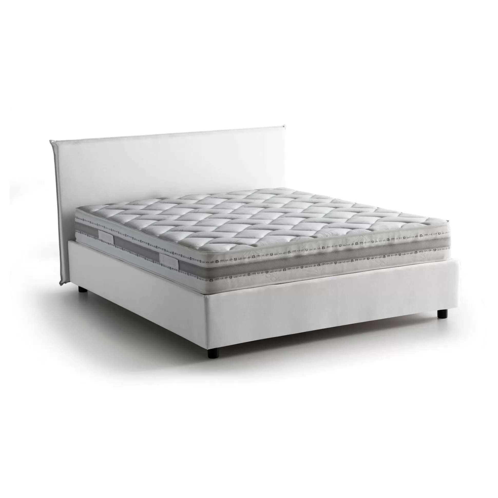 Dmora Letti Matrimoniali<Letto matrimoniale Ariadni, con materasso Cm 160x200 incluso,