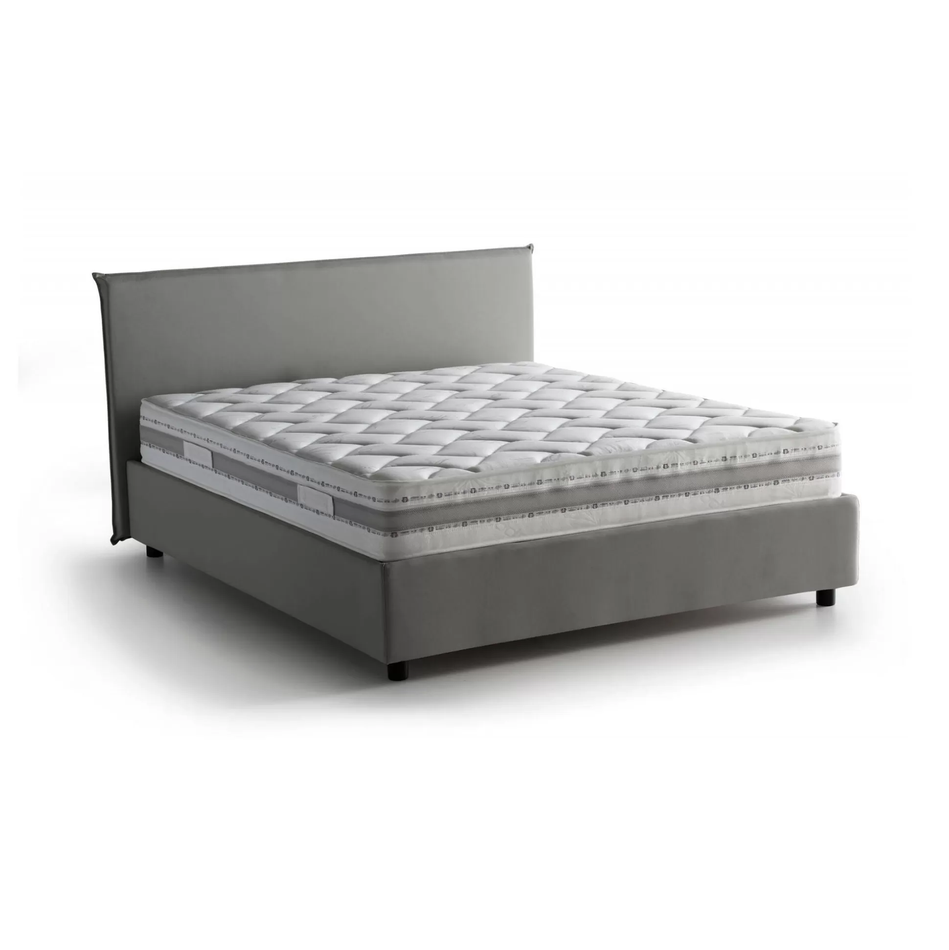 Dmora Letti Matrimoniali<Letto matrimoniale Ariadni, con materasso Cm 160x200 incluso,