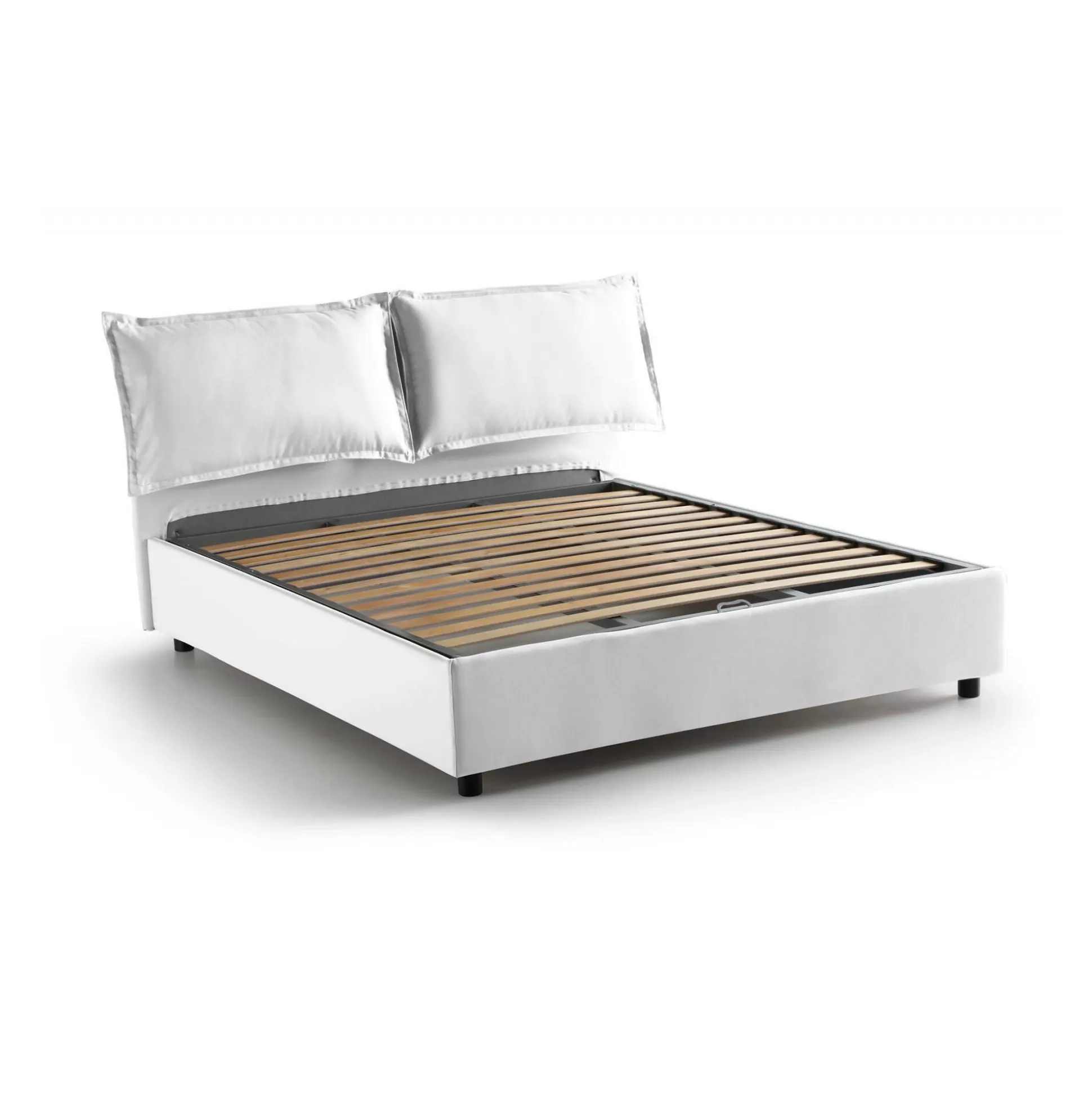 Dmora Letti Matrimoniali<Letto matrimoniale Aris, adatto per materasso Cm 160x200,