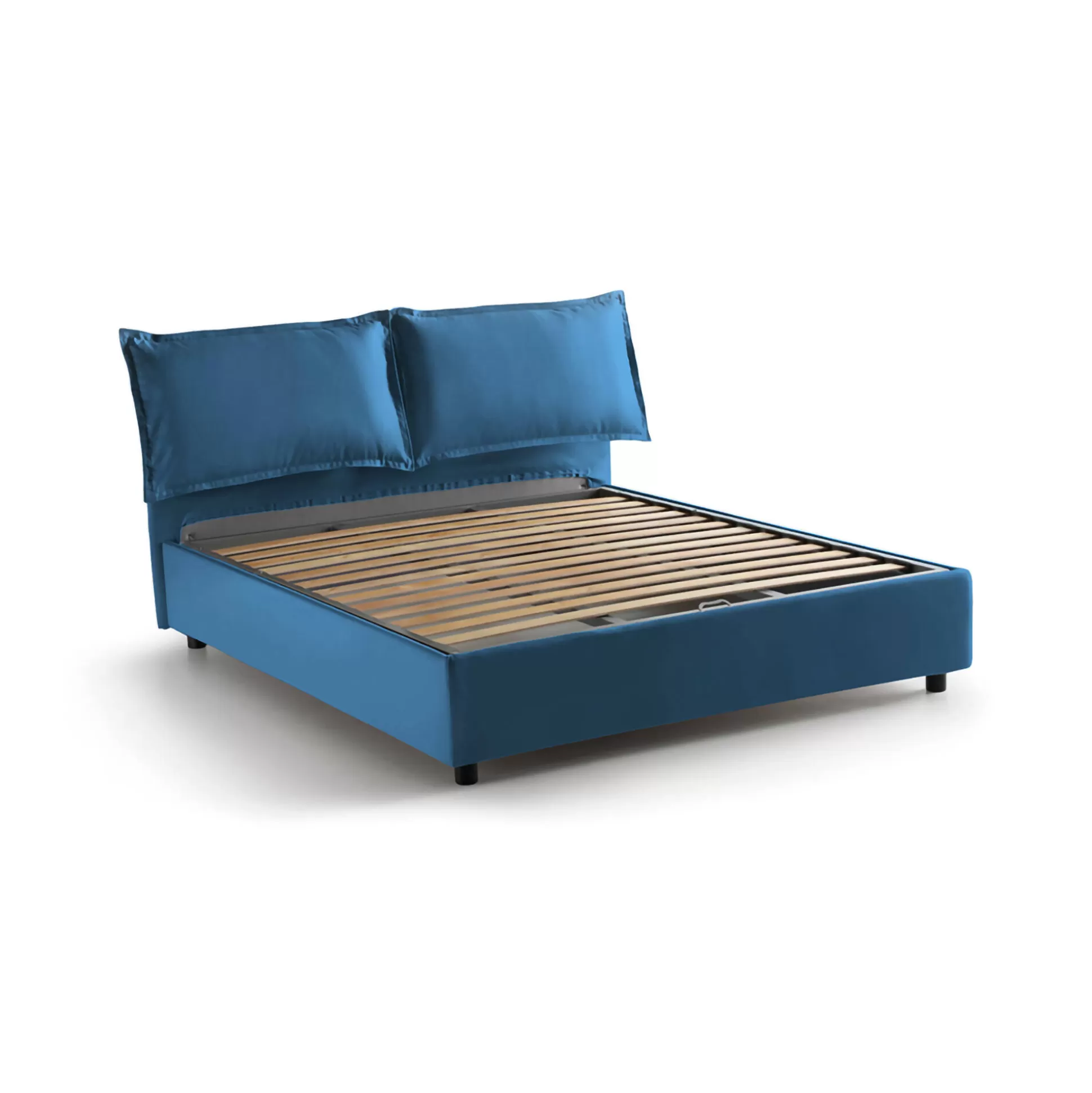 Dmora Letti Matrimoniali<Letto matrimoniale Aris, adatto per materasso Cm 160x200,